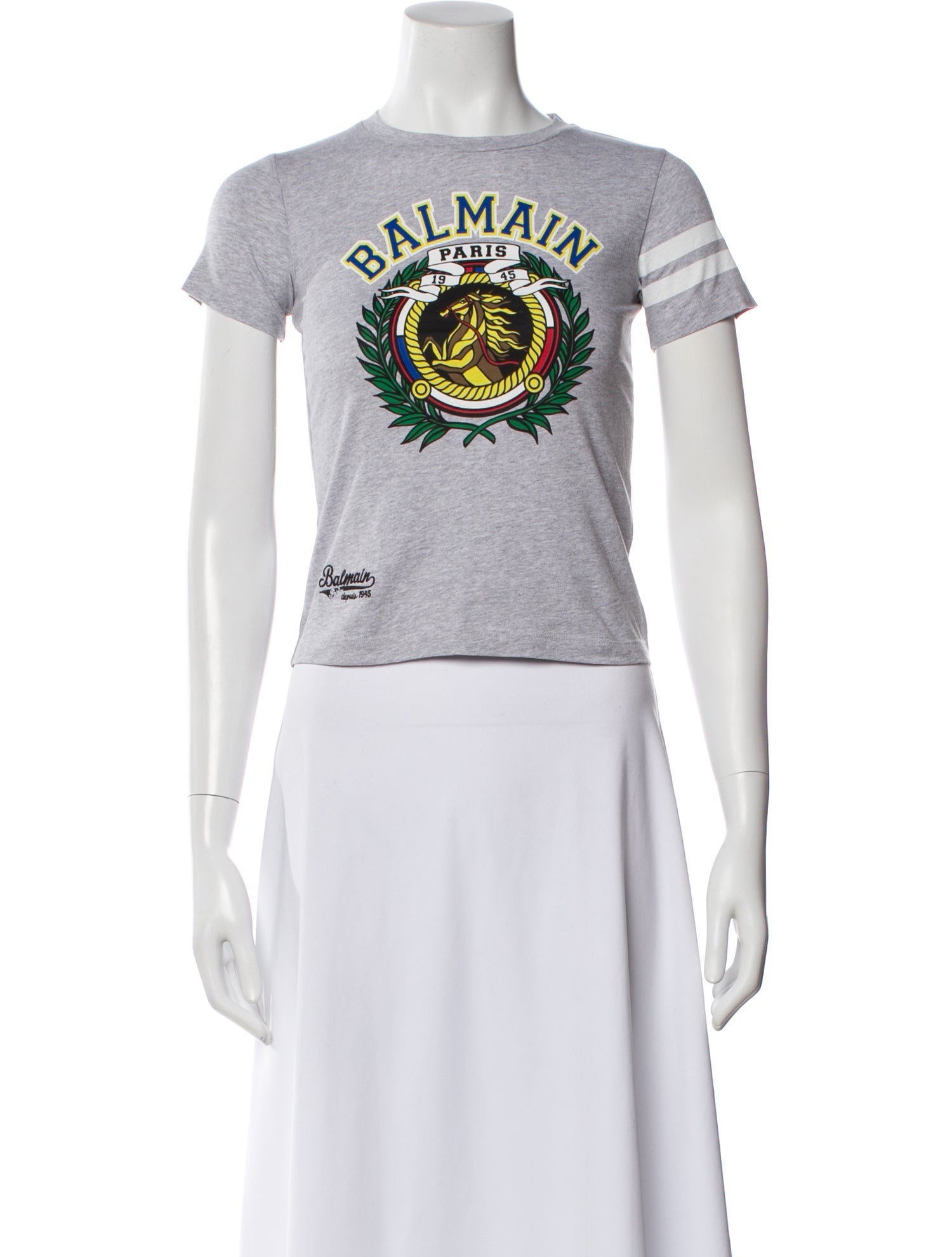 Balmain Flock Logo T-shirt