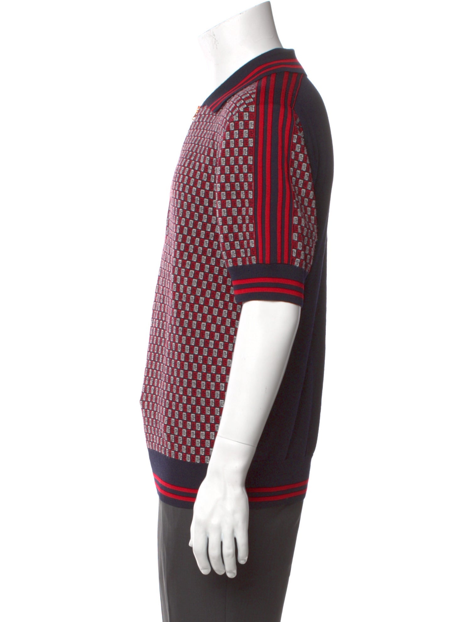 Balmain Wool Printed Shirt