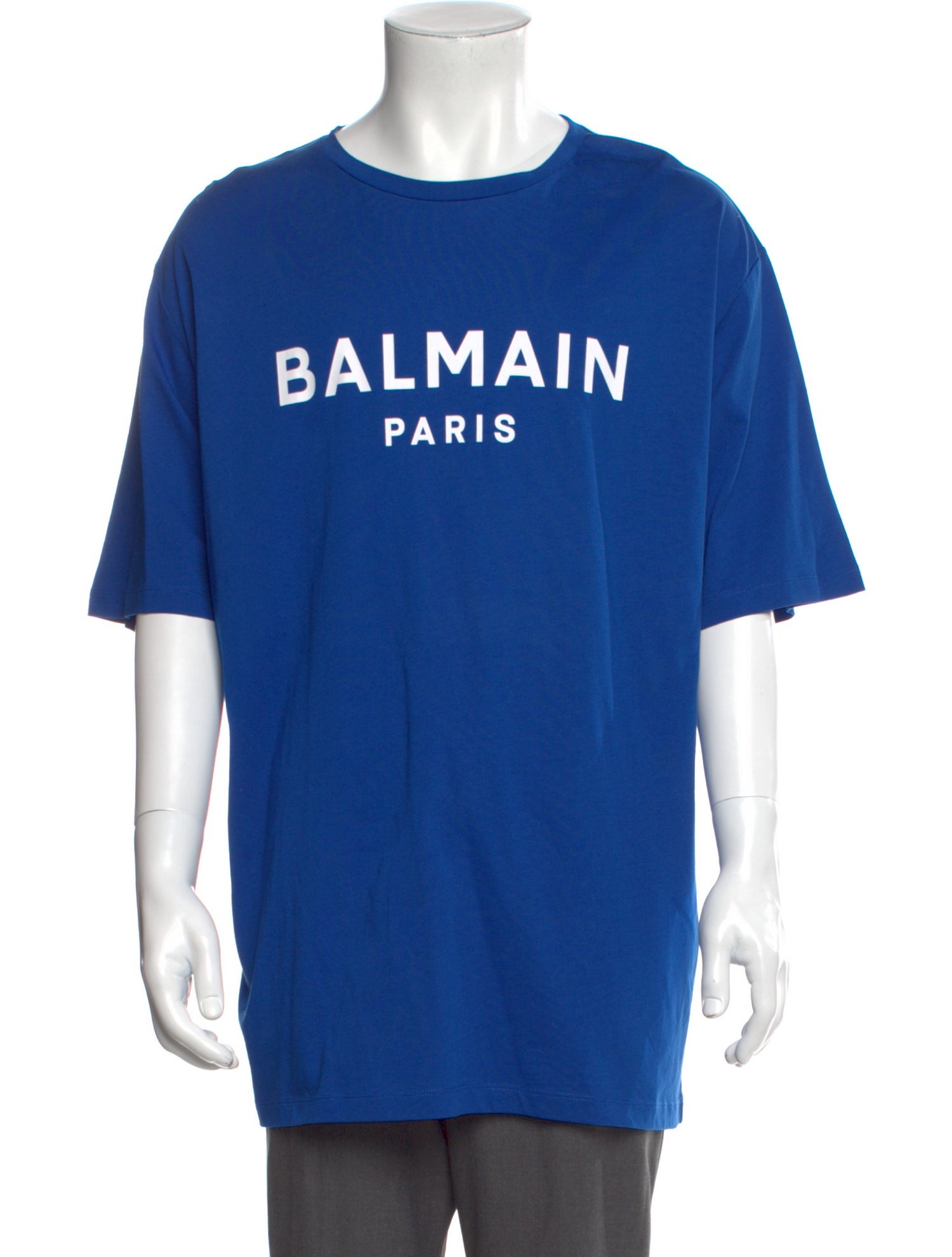 Balmain Graphic Print Crew Neck T-Shirt w/ Tags