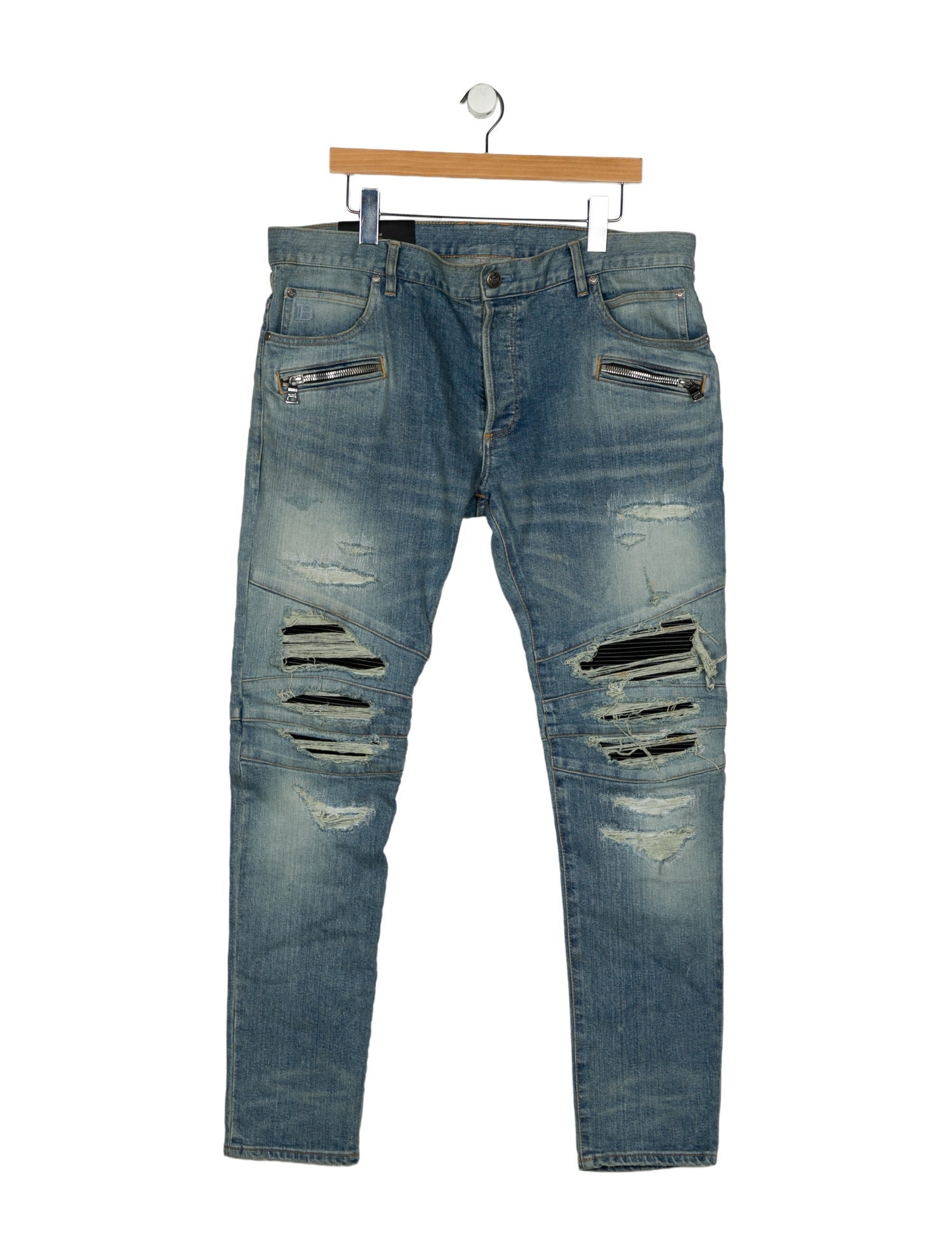 Balmain Moto Jeans