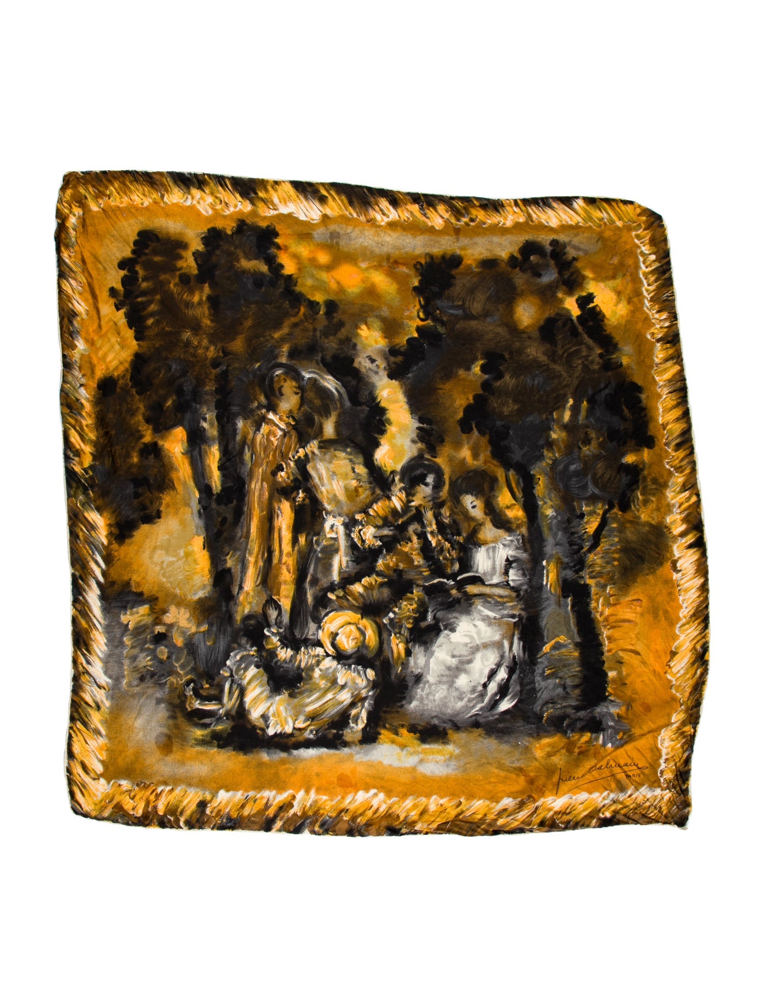 Pierre Balmain Printed Scarf