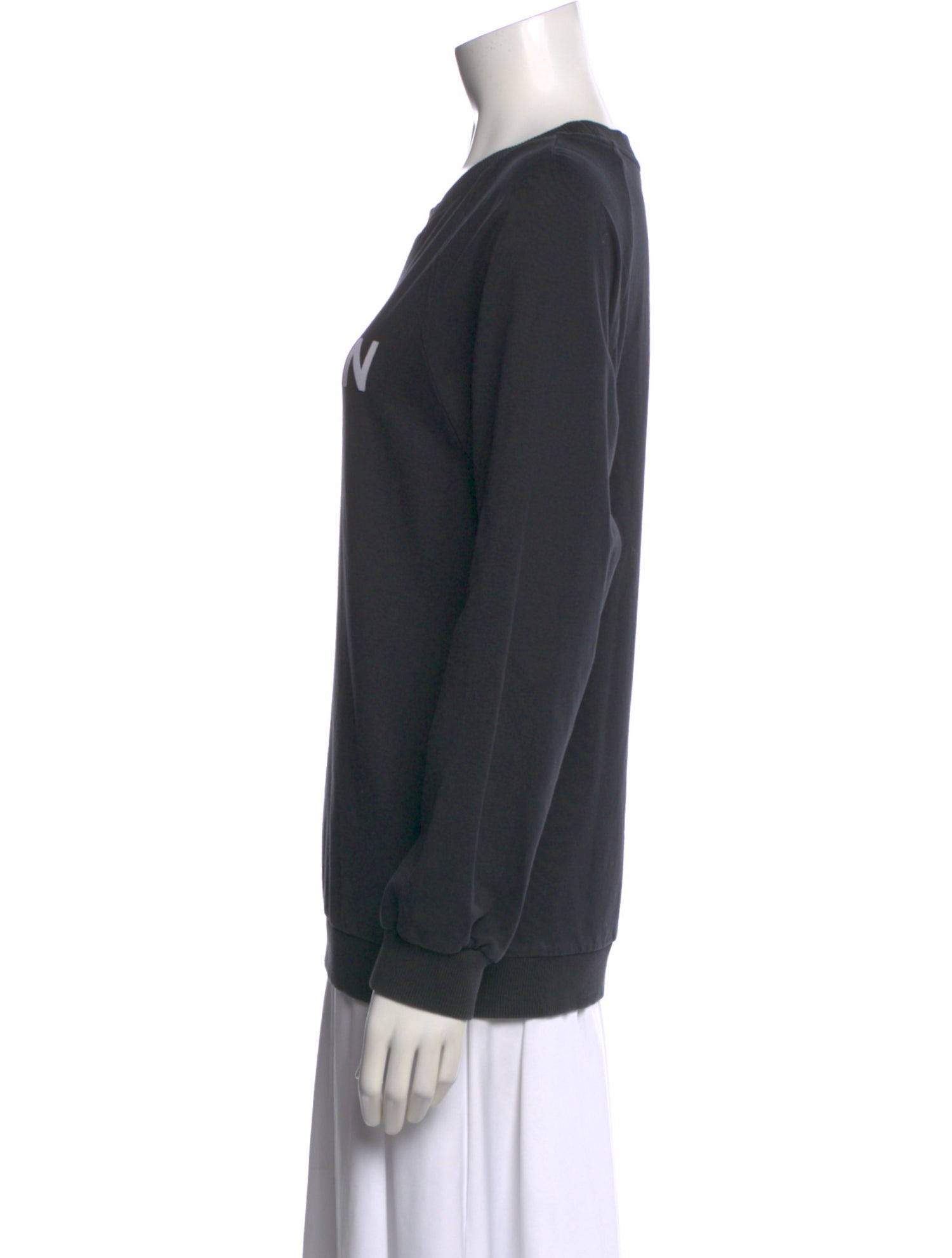 Balmain Graphic Print Crew Neck Sweatshirt