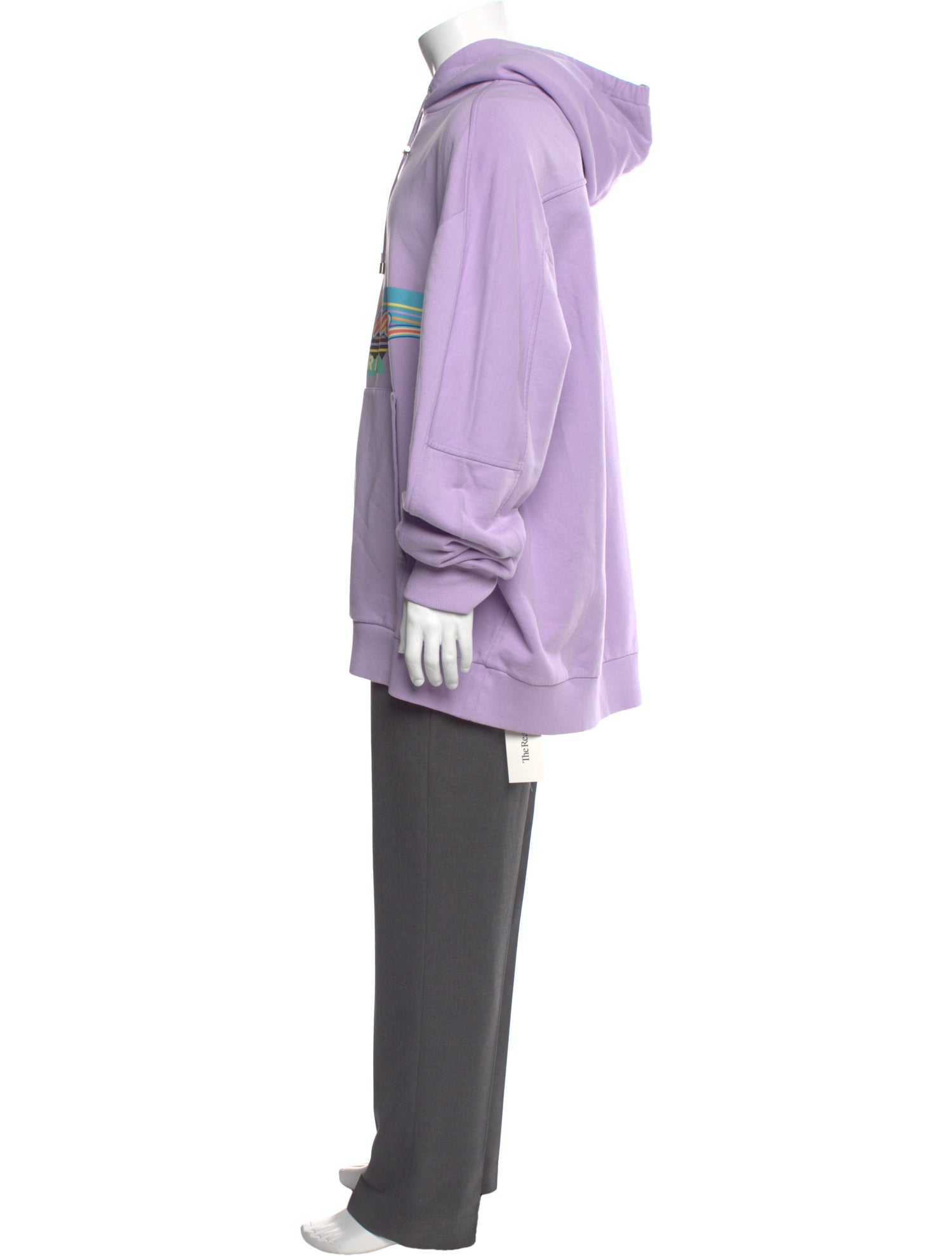 Balmain Graphic Print Crew Neck Hoodie