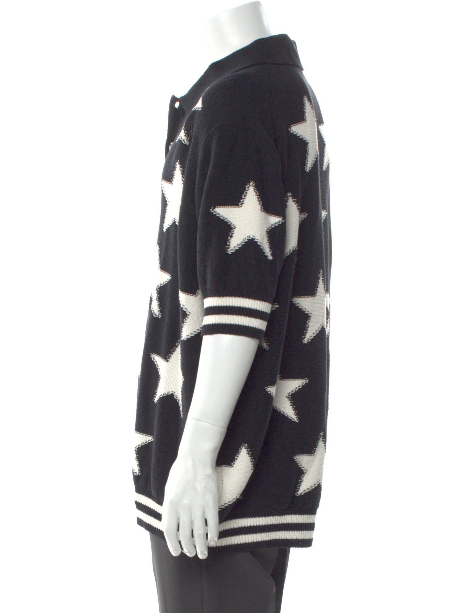 Balmain Printed V-Neck Pullover