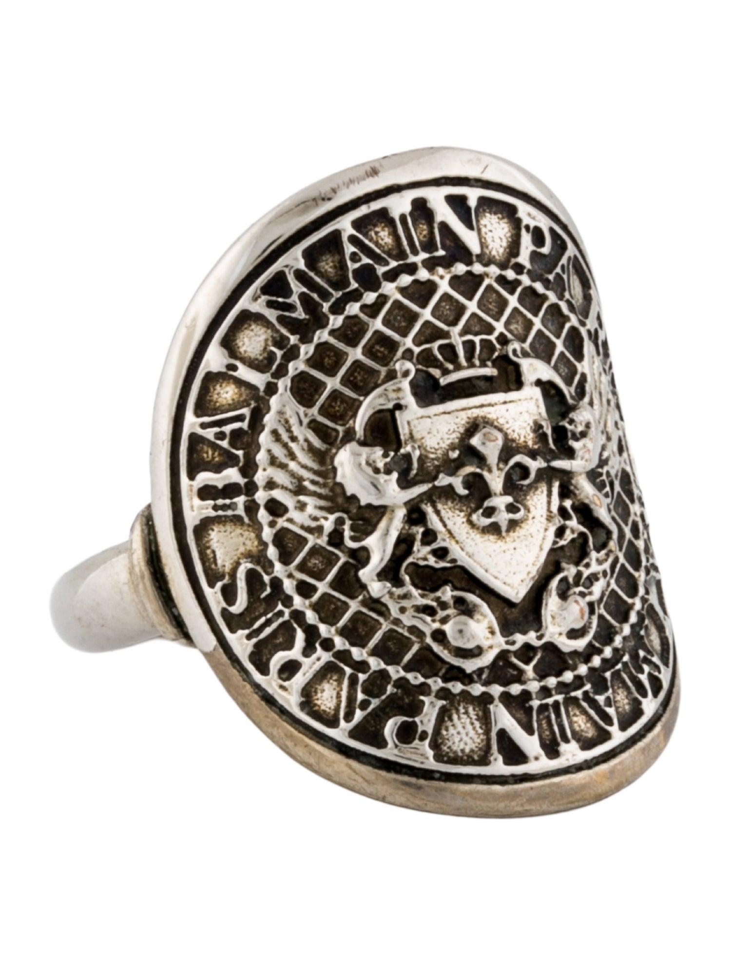 Balmain Medallion Cocktail Ring