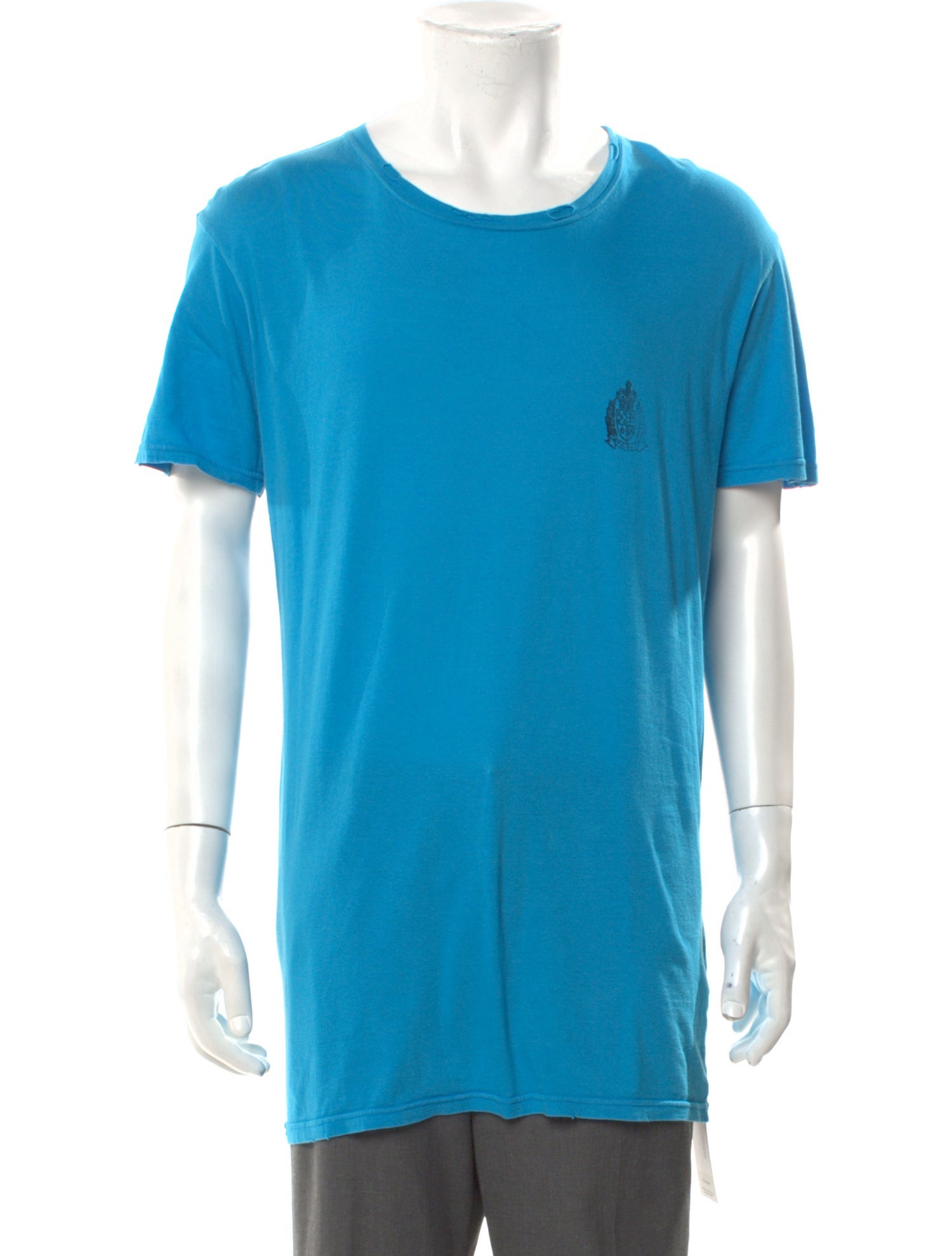 Balmain Scoop Neck Short Sleeve T-Shirt