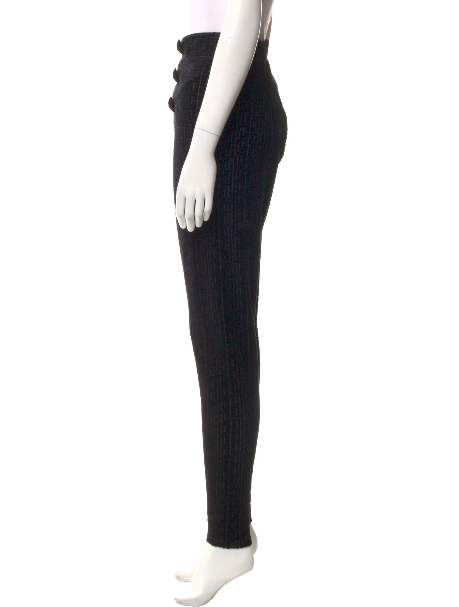 Balmain Printed Skinny Leg Pants