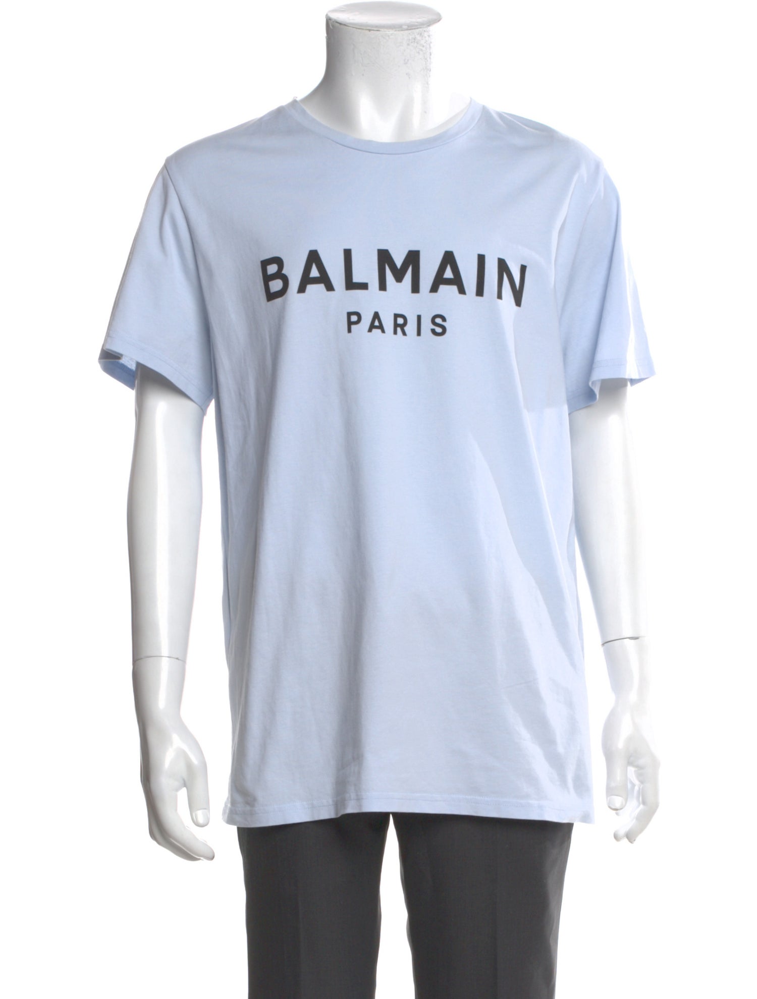 Balmain Graphic Print Crew Neck T-Shirt