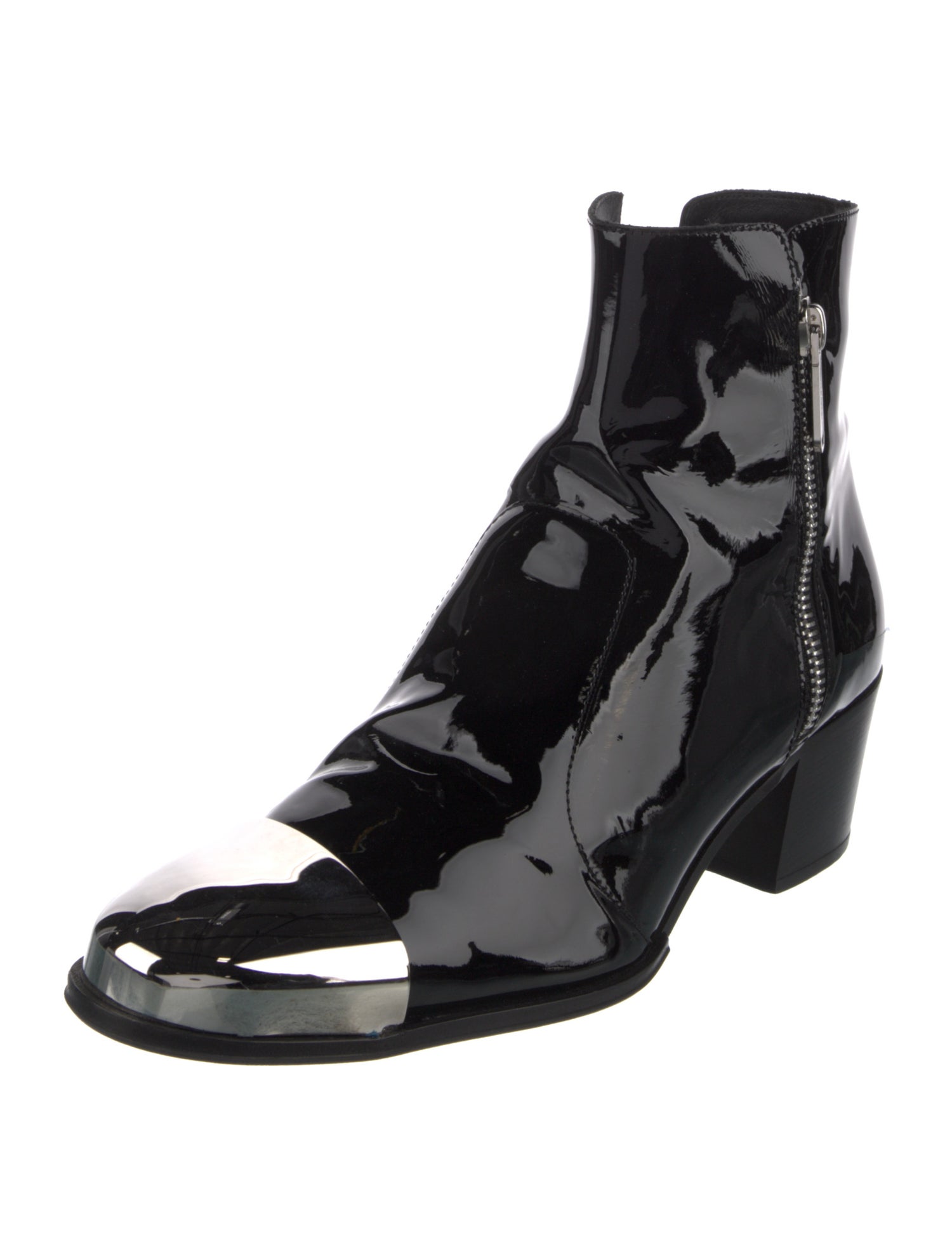 Balmain Patent Leather Boots