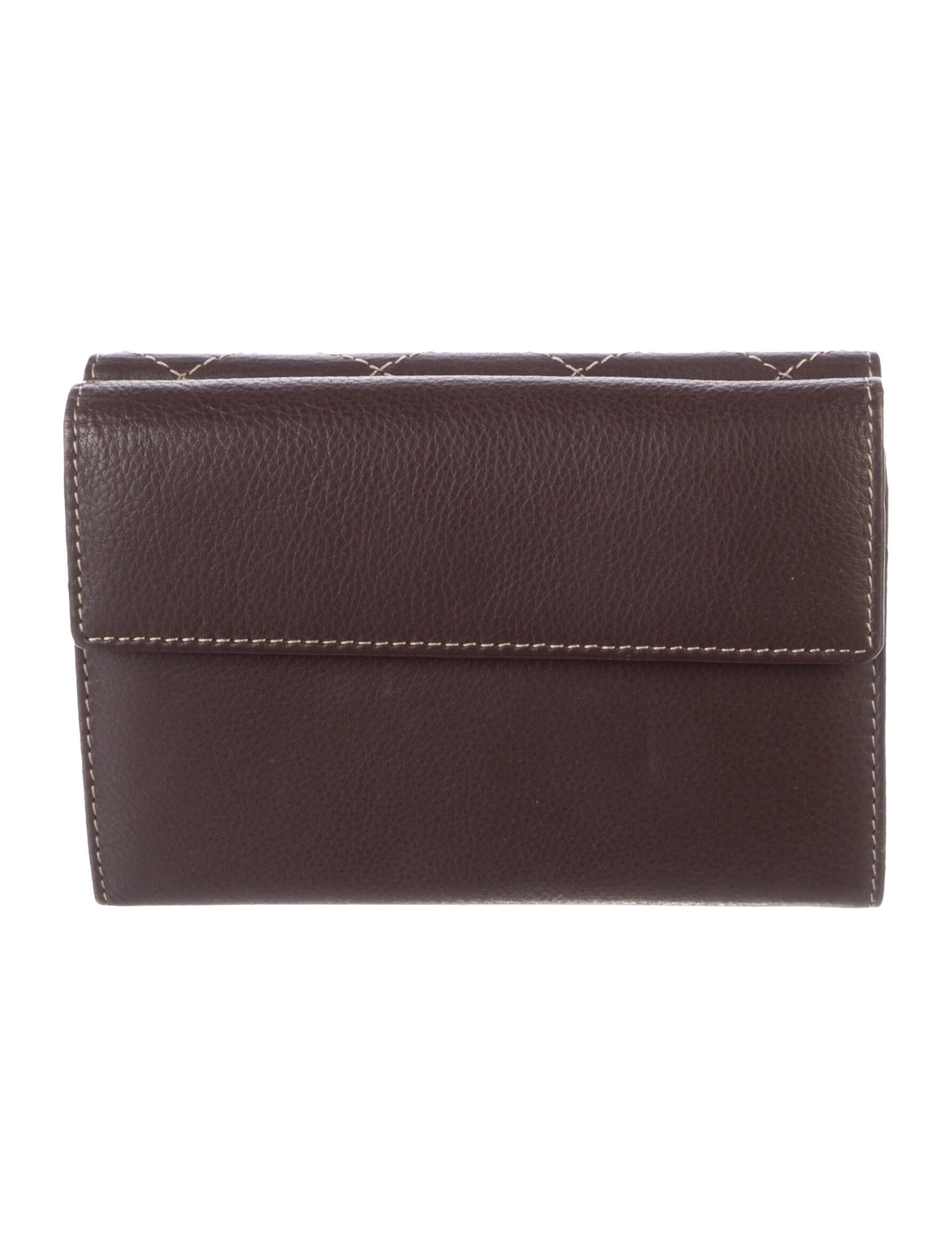 Balmain Leather Compact Wallet