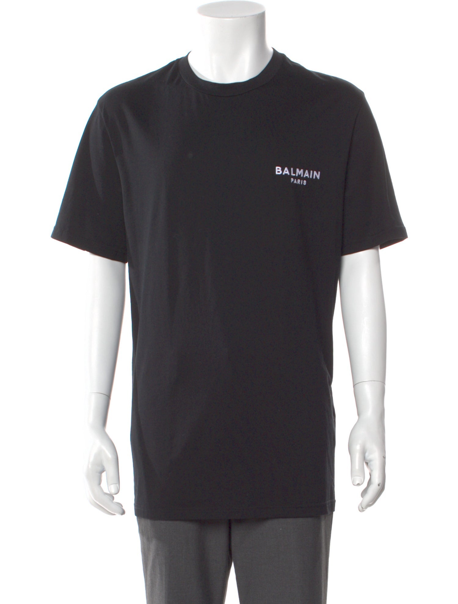 Balmain Graphic Print Crew Neck T-Shirt w/ Tags