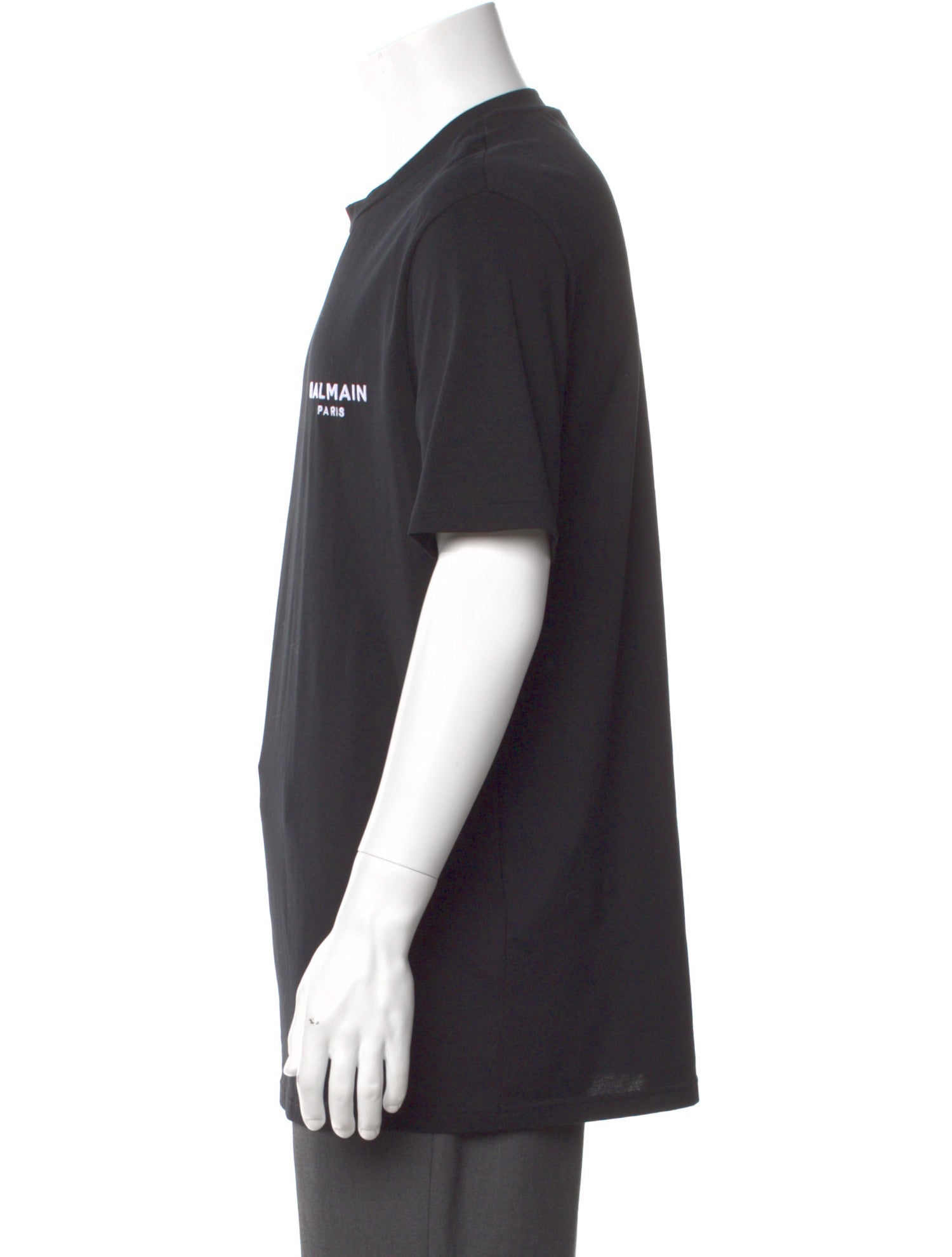 Balmain Graphic Print Crew Neck T-Shirt w/ Tags