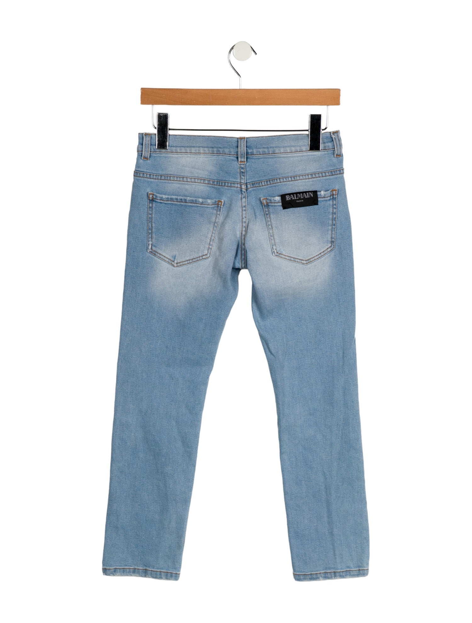 Balmain Distressed Skinny Jeans