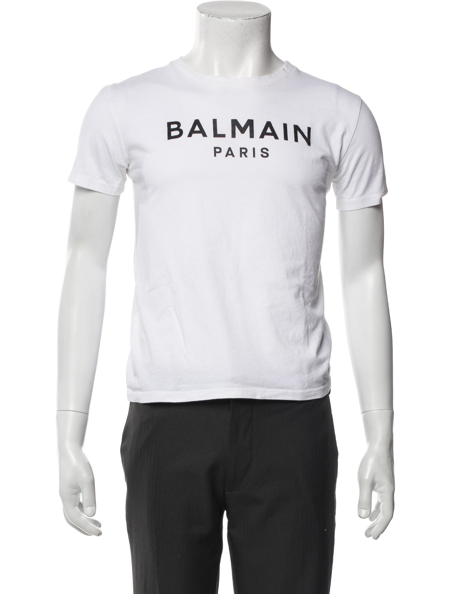 Balmain Graphic Print Crew Neck T-Shirt