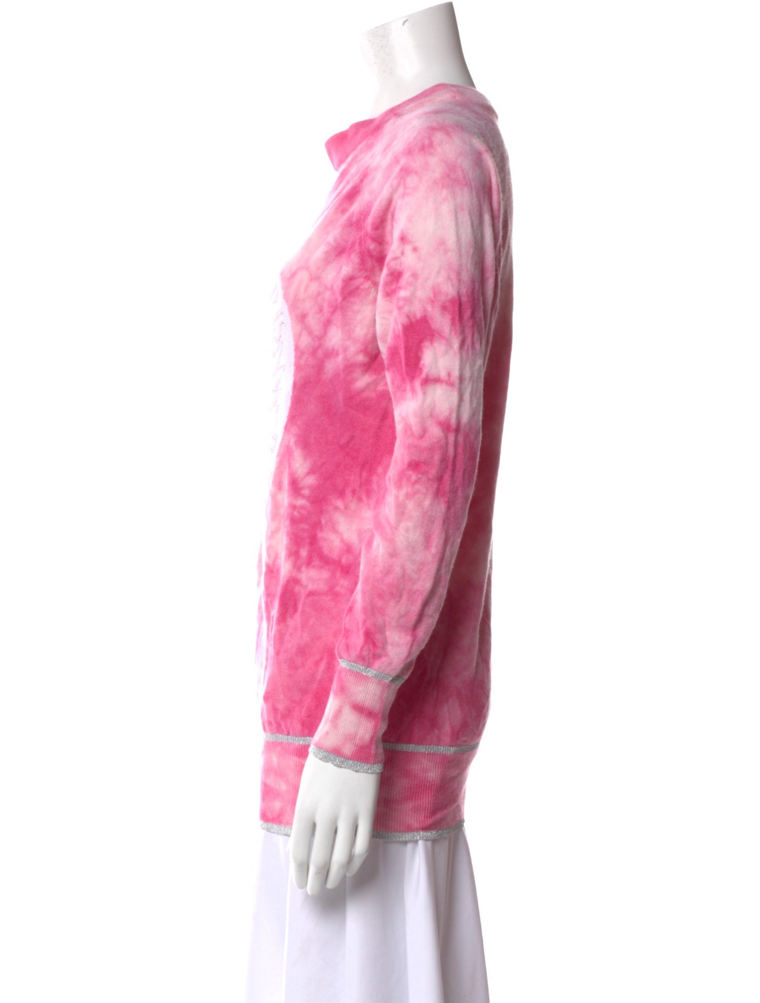 Balmain Tie-Dye Pullover Wool Sweater