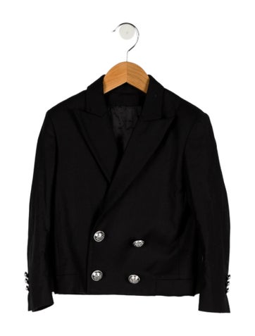 Pre-owned Balmain Babies' Girls' Blazer In Black