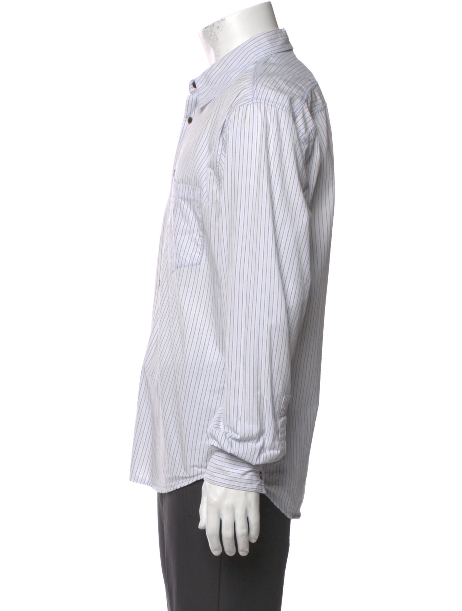 Balmain Striped Long Sleeve Shirt