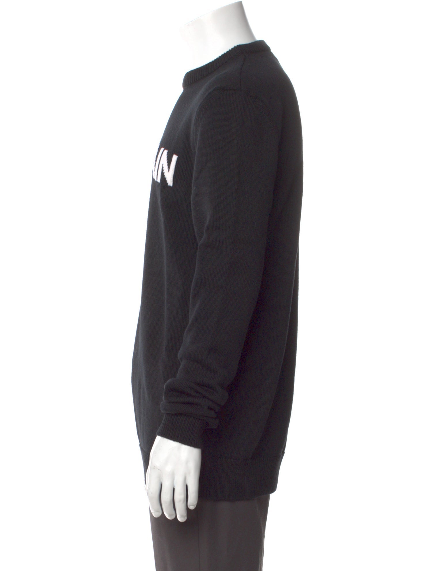 Balmain Virgin Wool Graphic Print Pullover w/ Tags