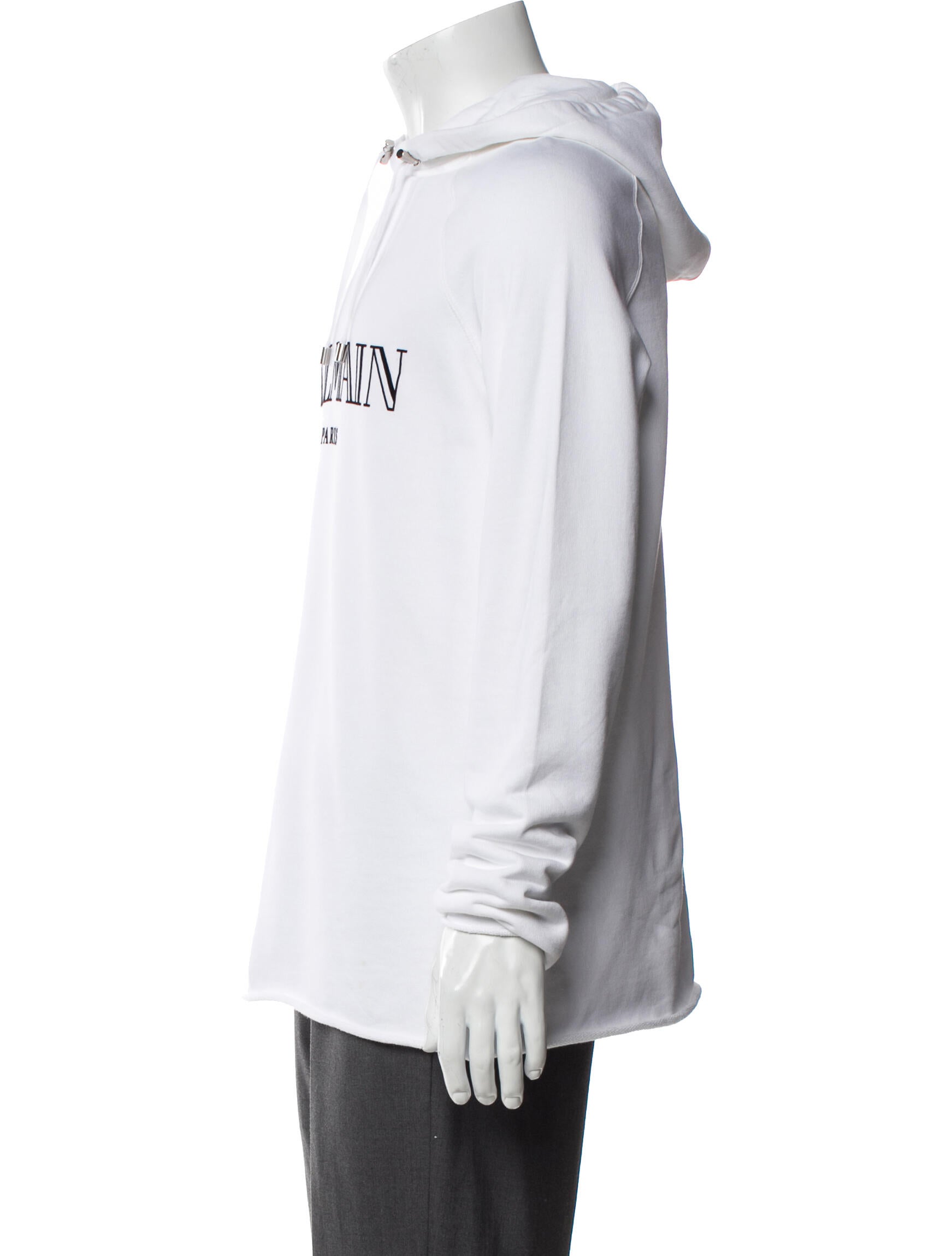 Balmain Graphic Print Crew Neck Hoodie