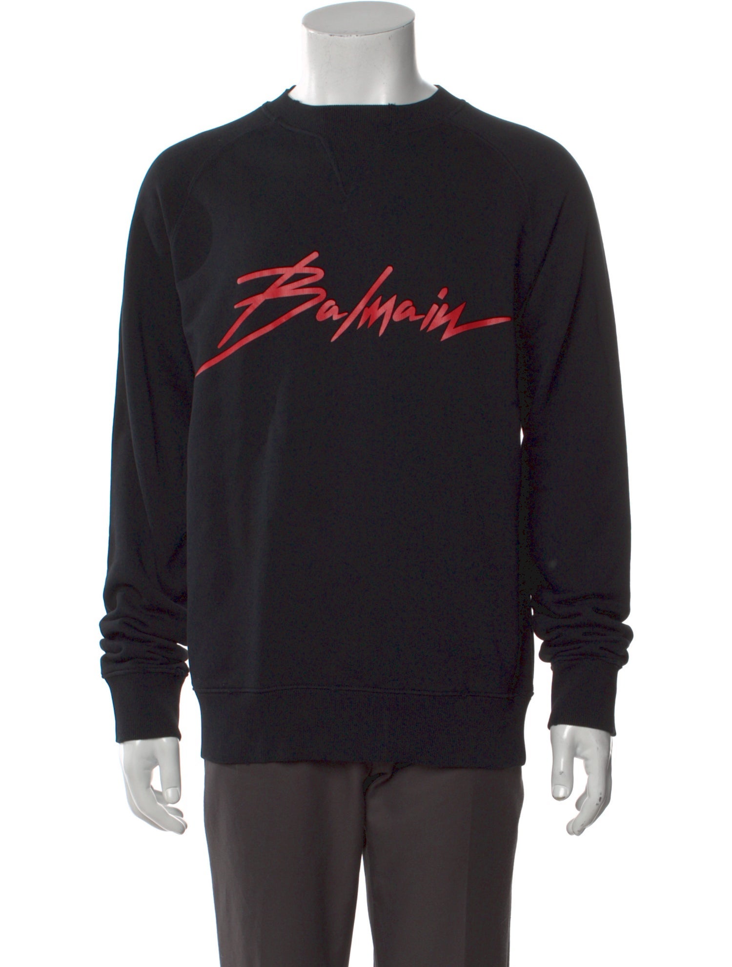 Balmain Graphic Print Long Sleeve