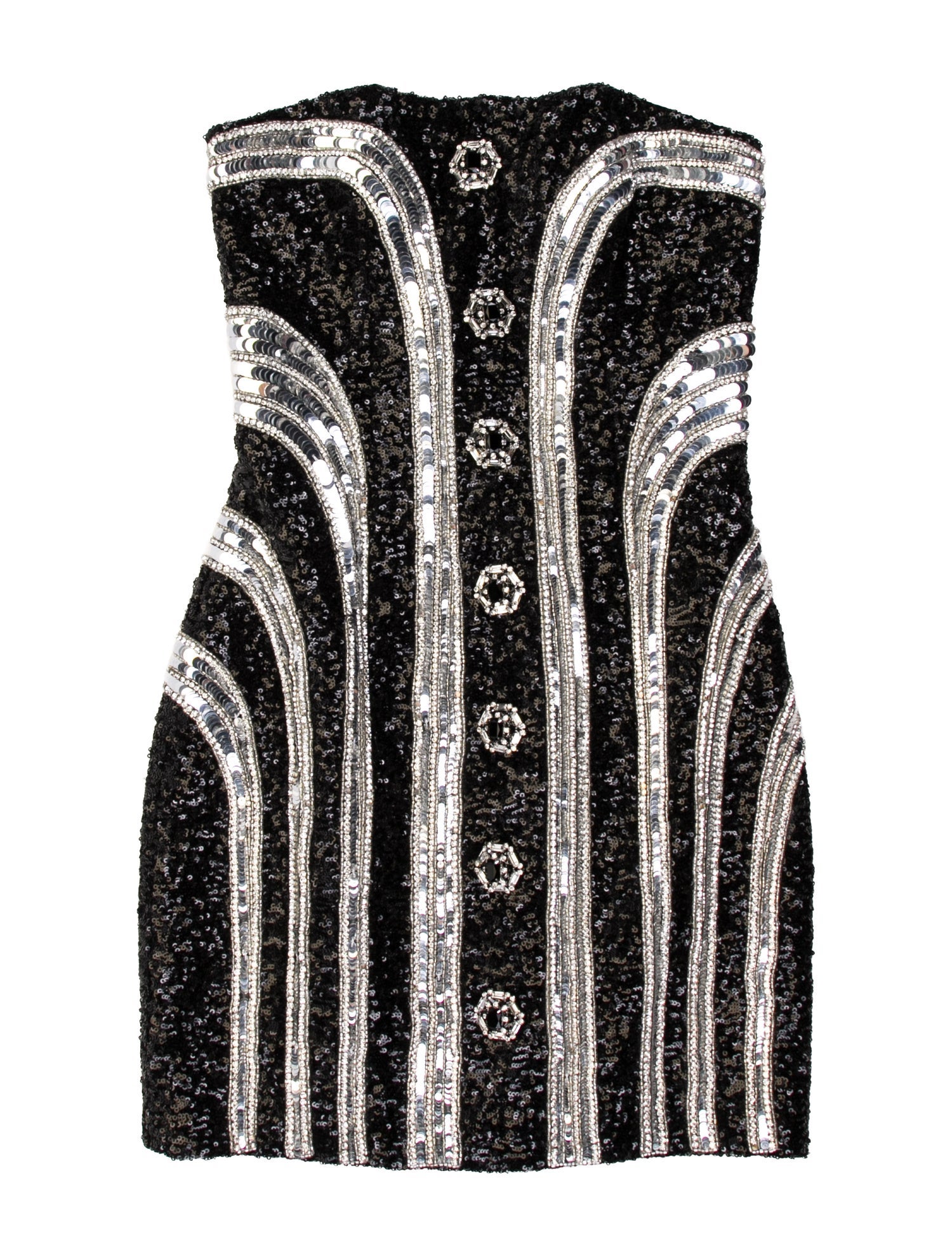 Balmain Patterned Mini Dress