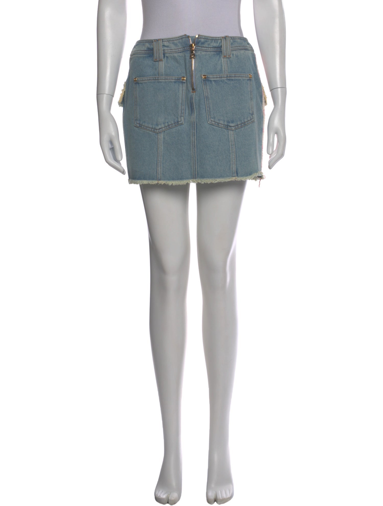 Balmain Tweed Mini Skirt w/ Tags