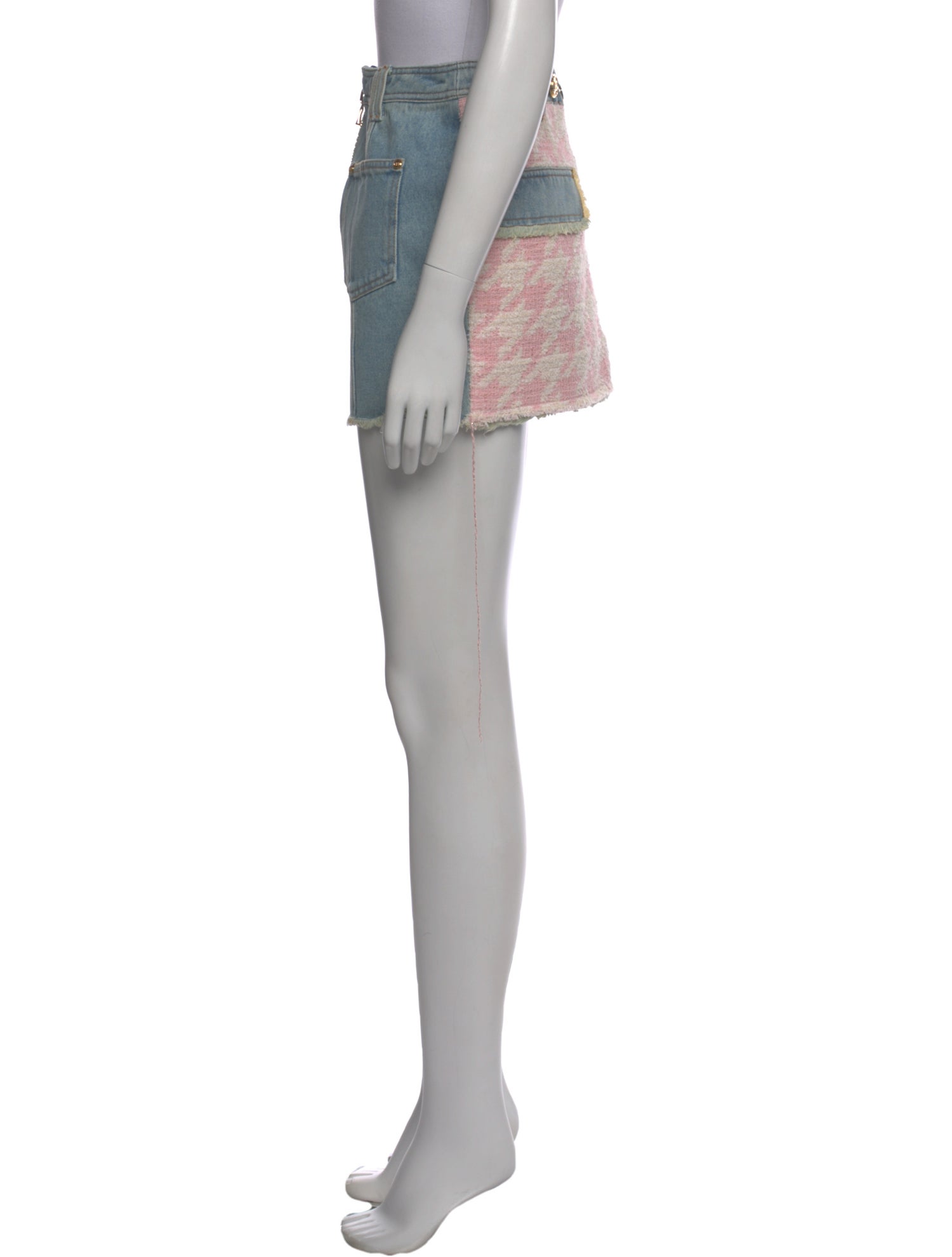 Balmain Tweed Mini Skirt w/ Tags