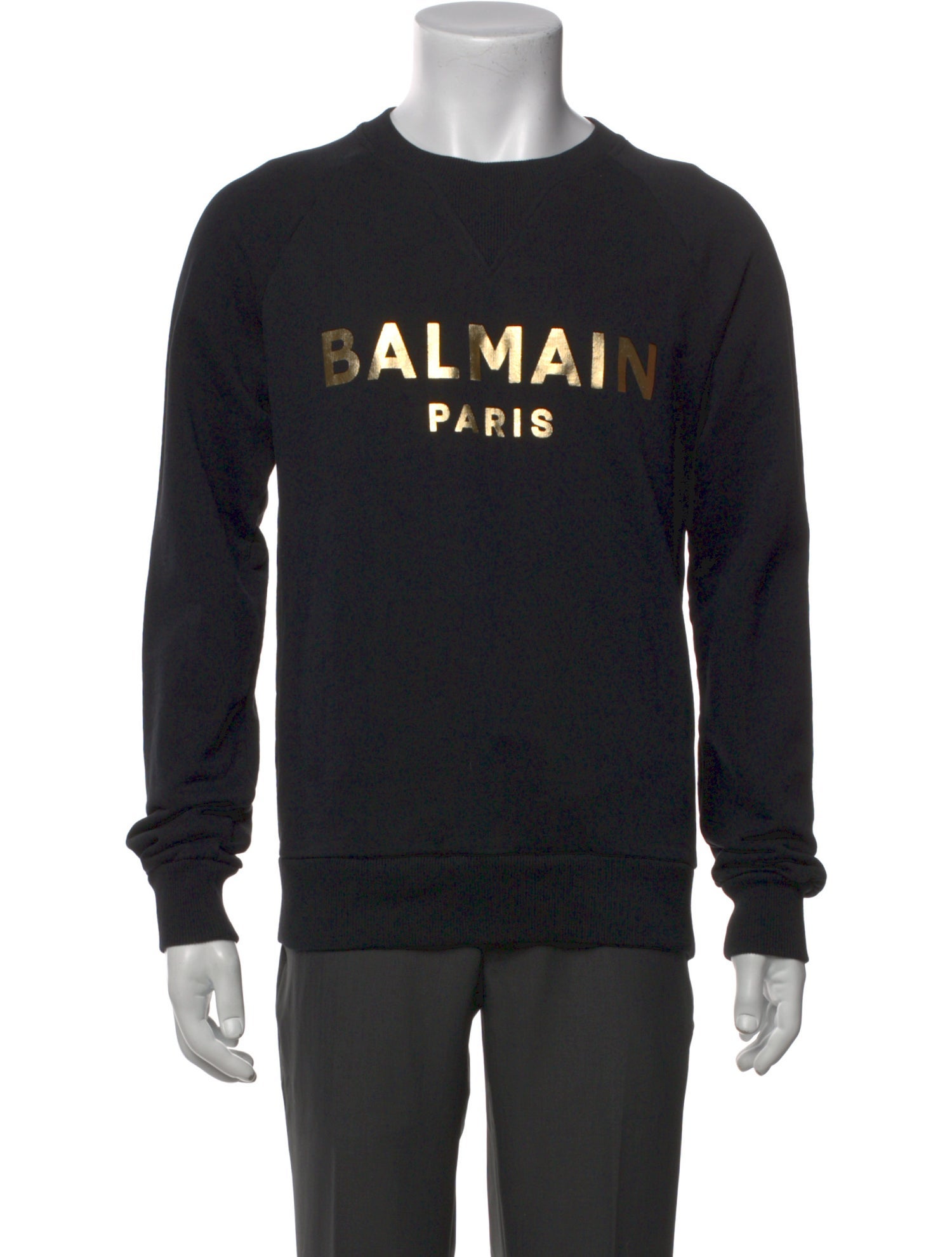 Balmain Graphic Print Crew Neck Sweatshirt w/ Tags