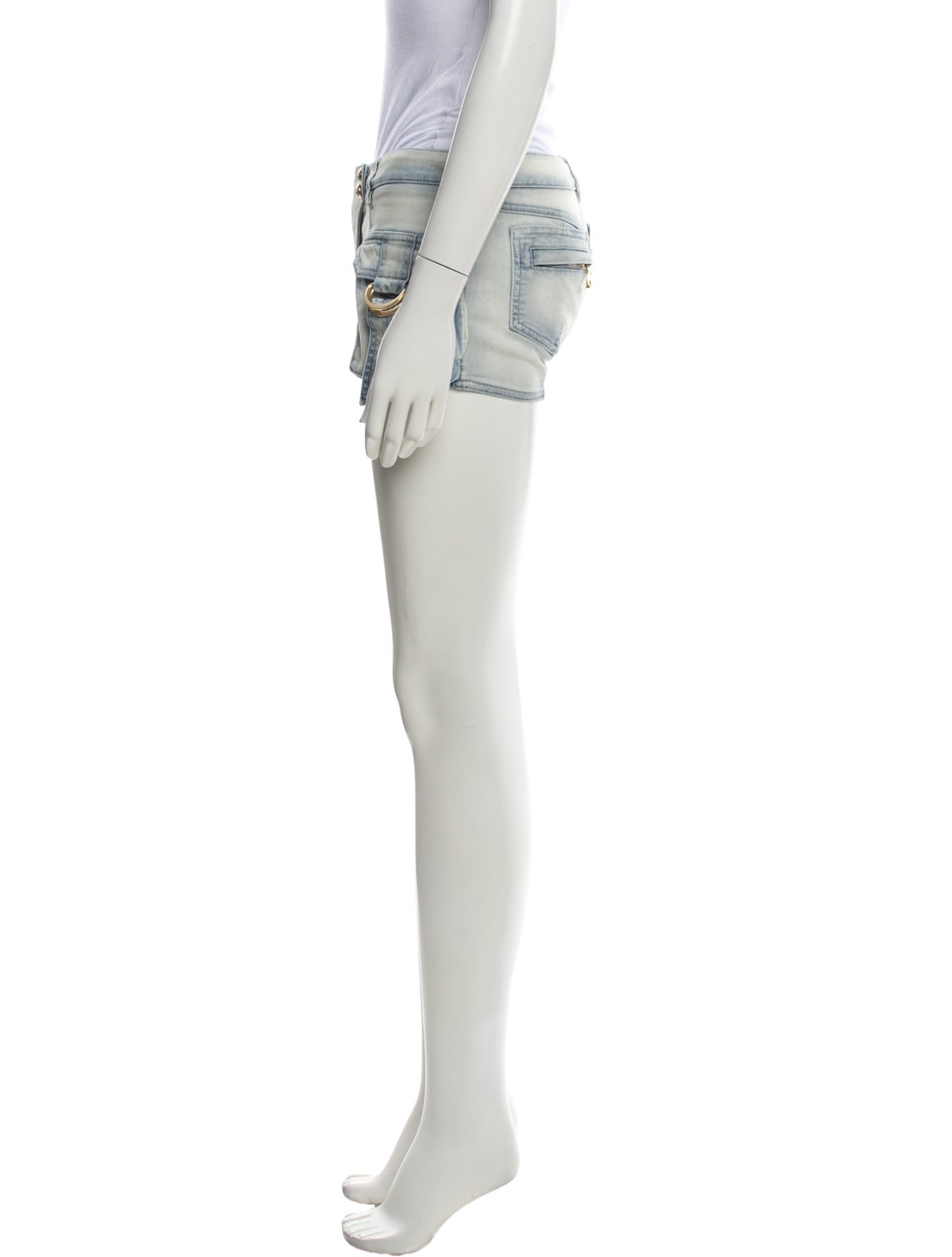 Balmain Printed Mini Shorts