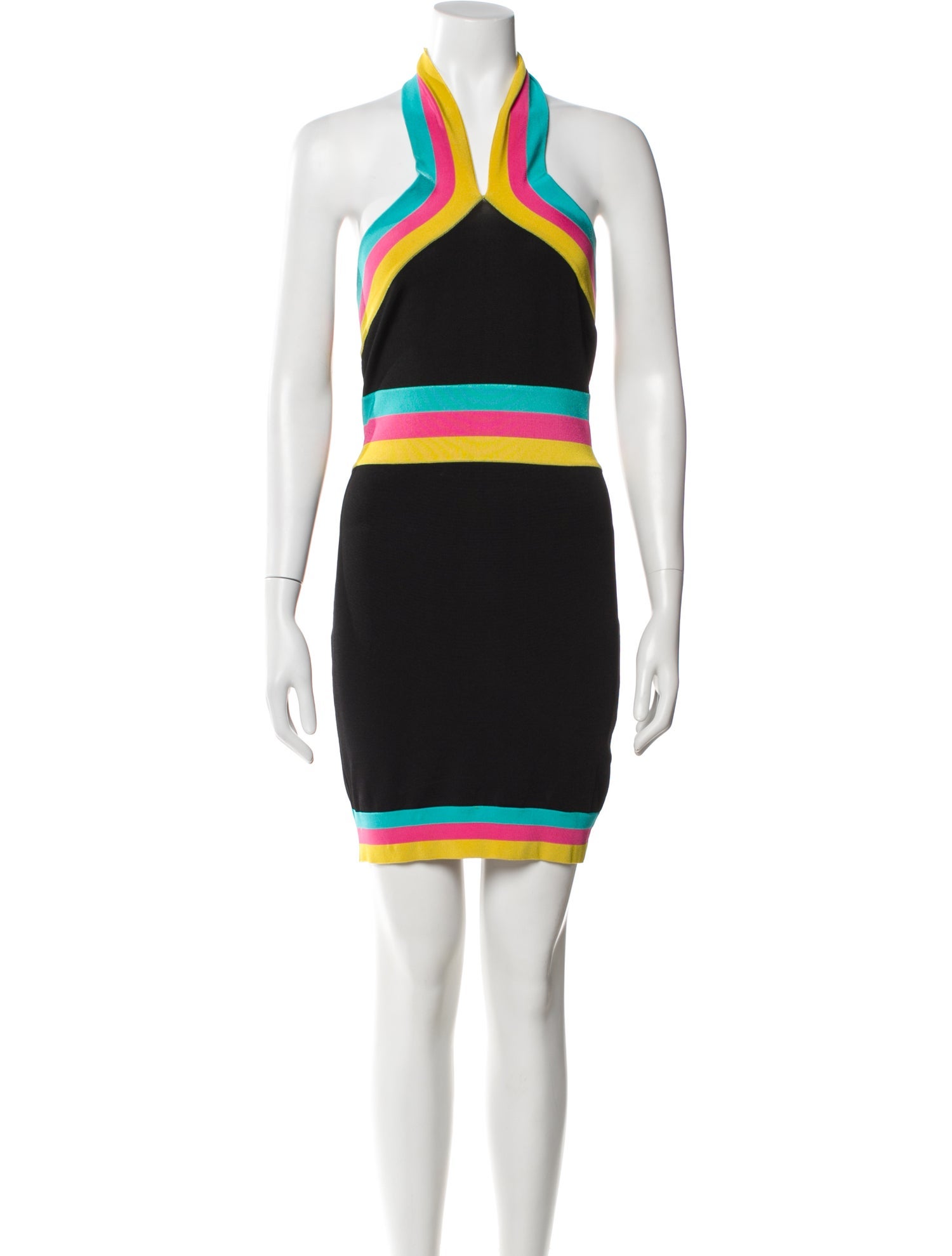 Balmain Striped Mini Dress