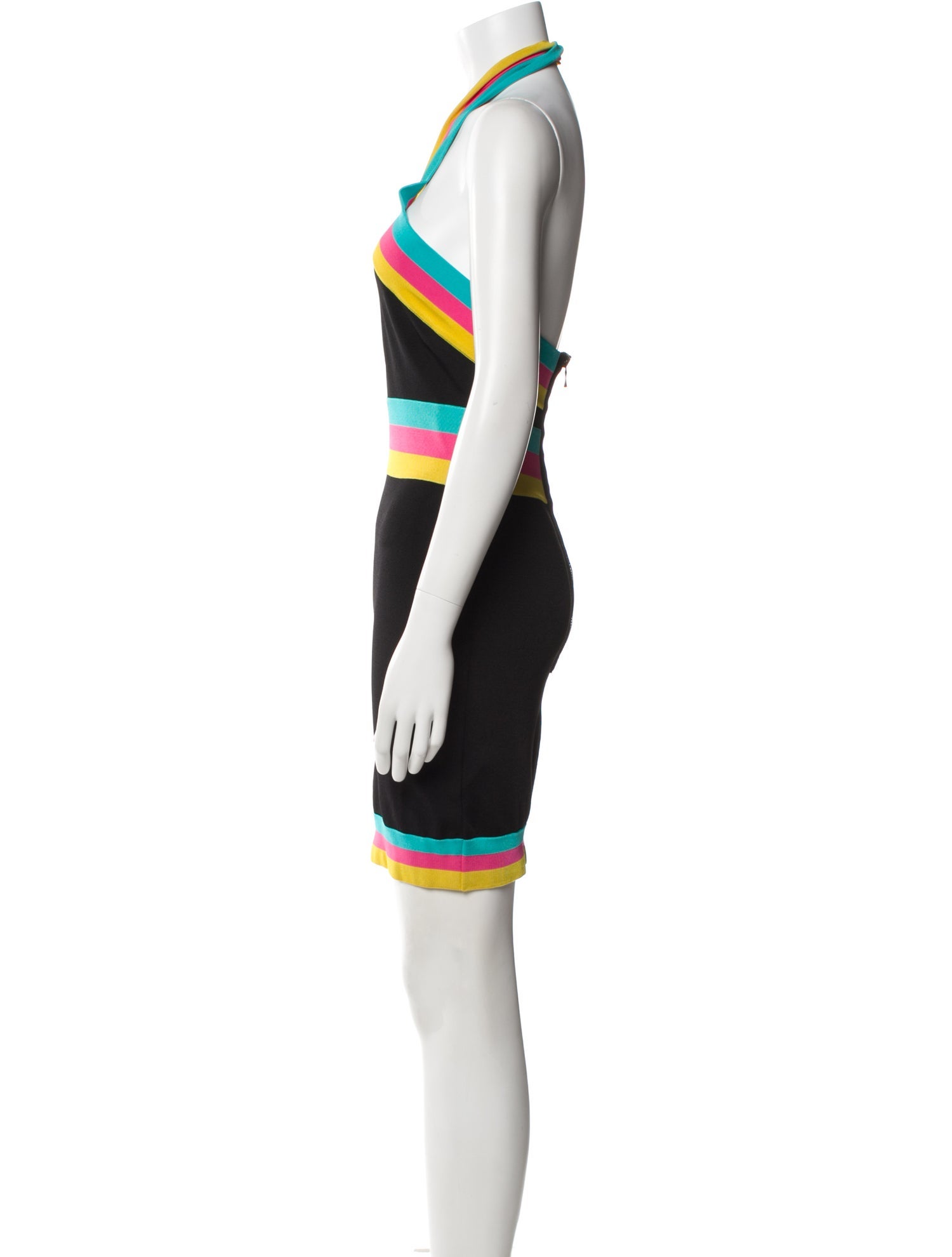Balmain Striped Mini Dress