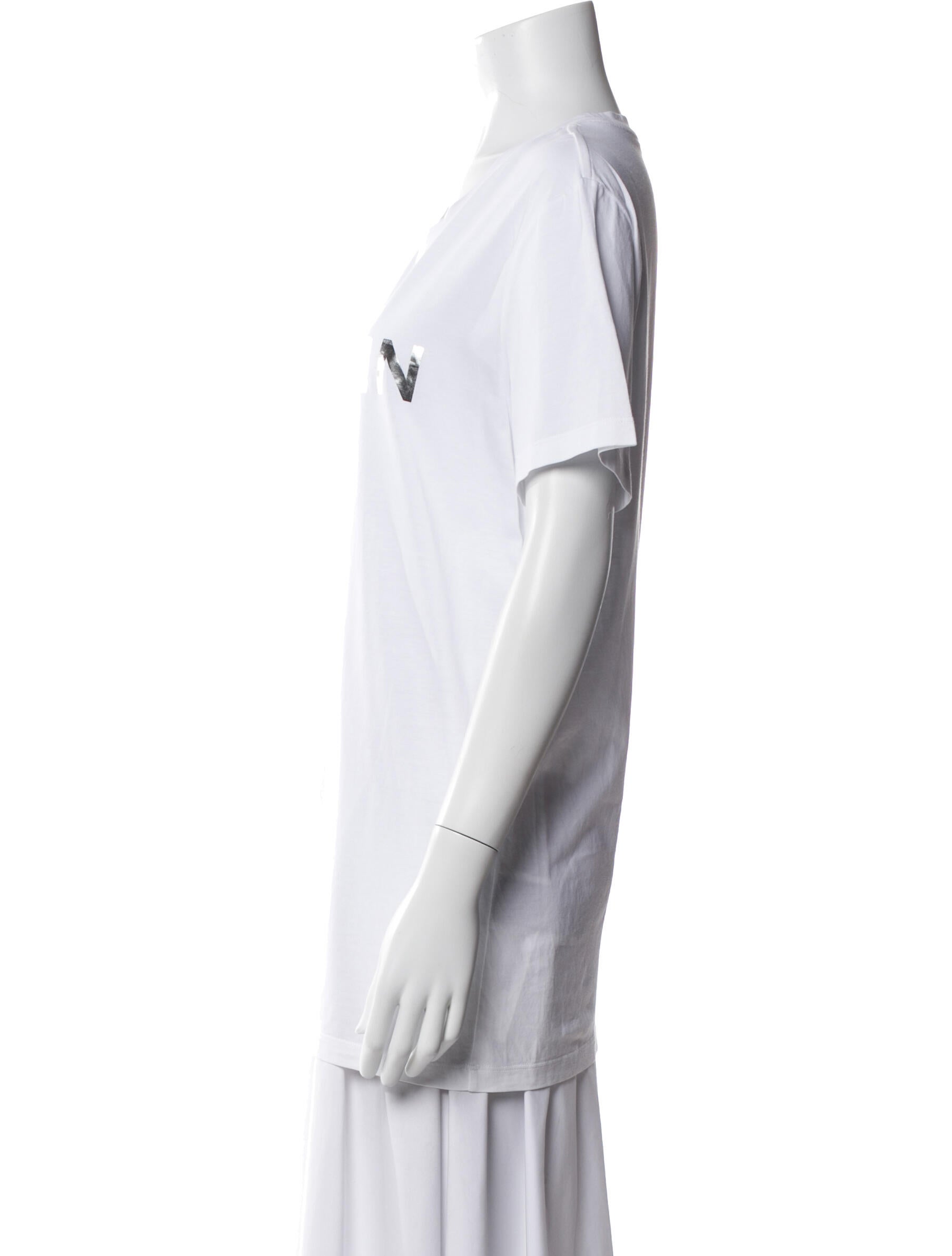 Balmain Graphic Print Crew Neck T-Shirt