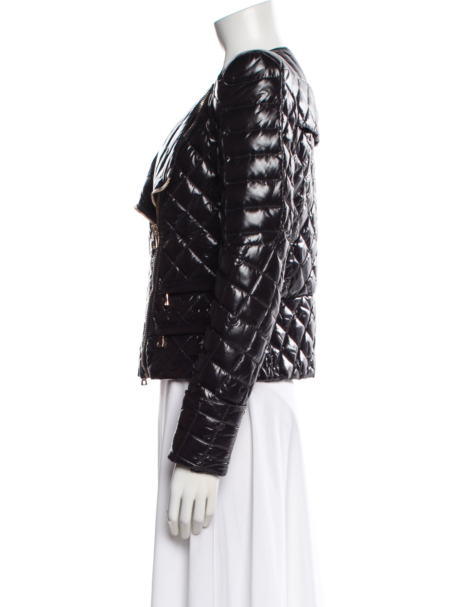 Balmain Printed Biker Jacket