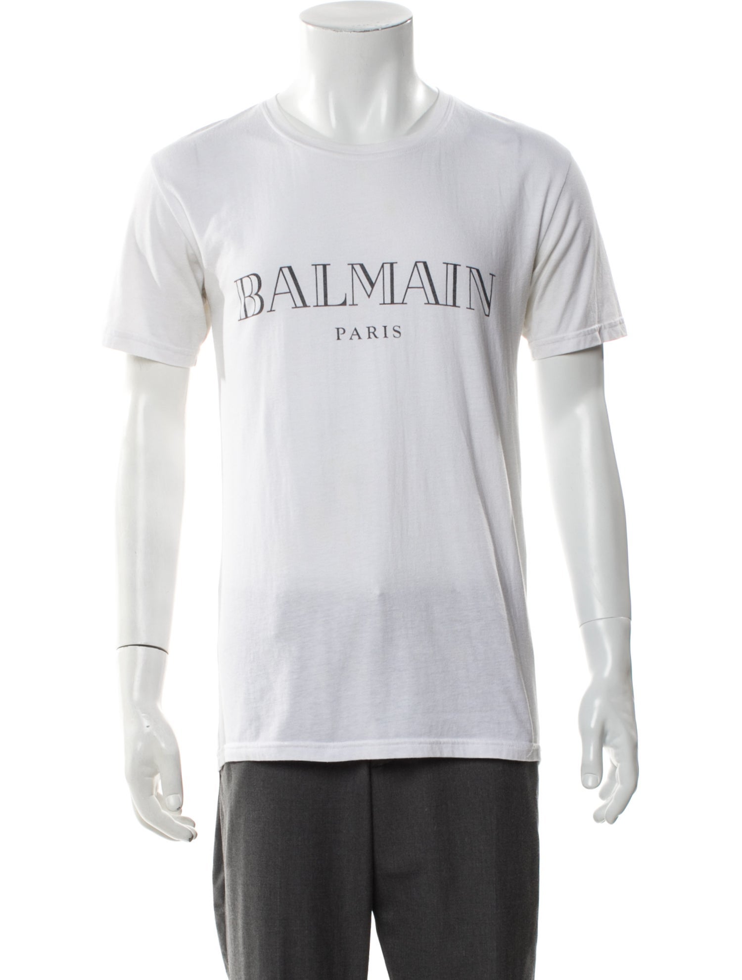 Balmain Graphic Print Crew Neck T-Shirt