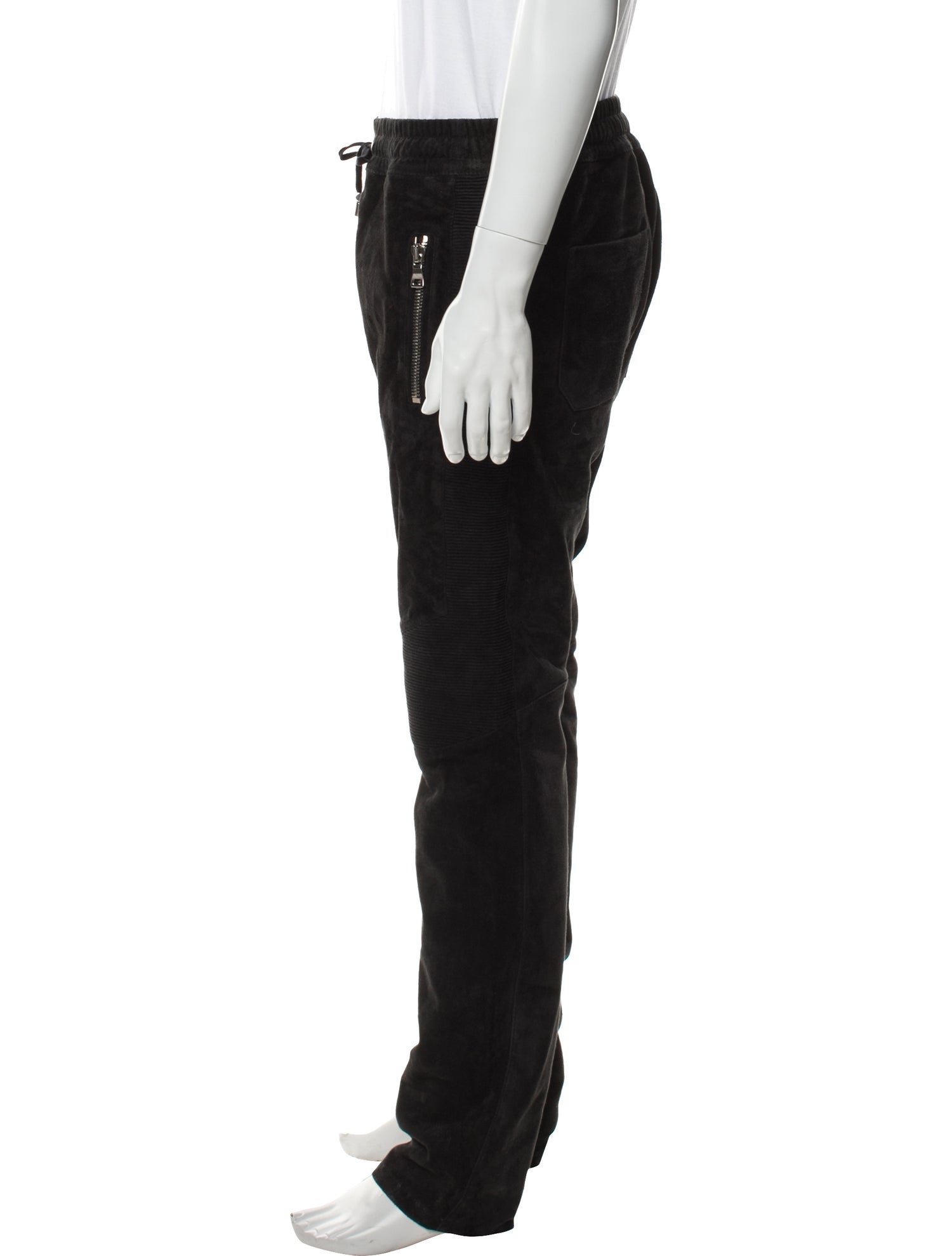 Balmain Lambskin Lounge Bottoms