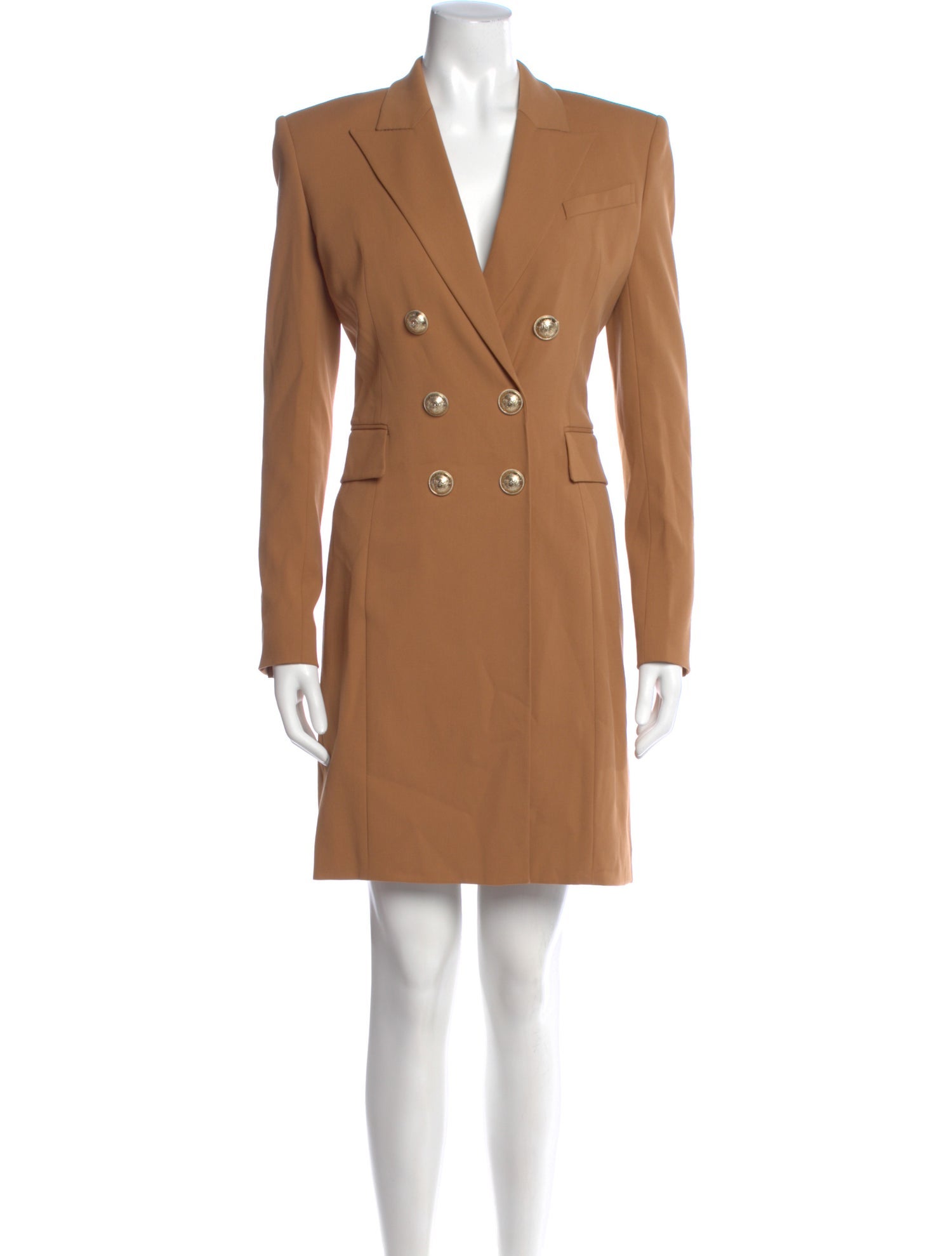 Balmain V-Neck Long Dress w/ Tags