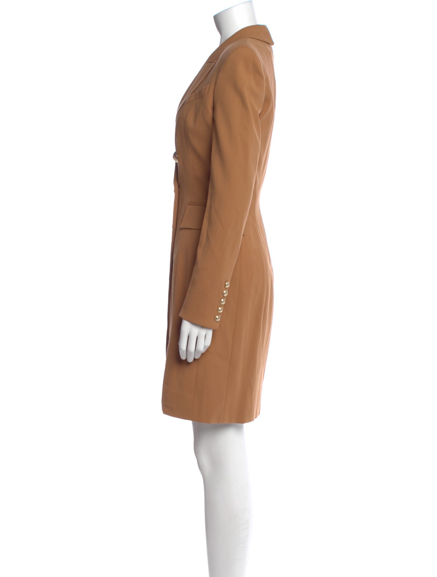 Balmain V-Neck Long Dress w/ Tags