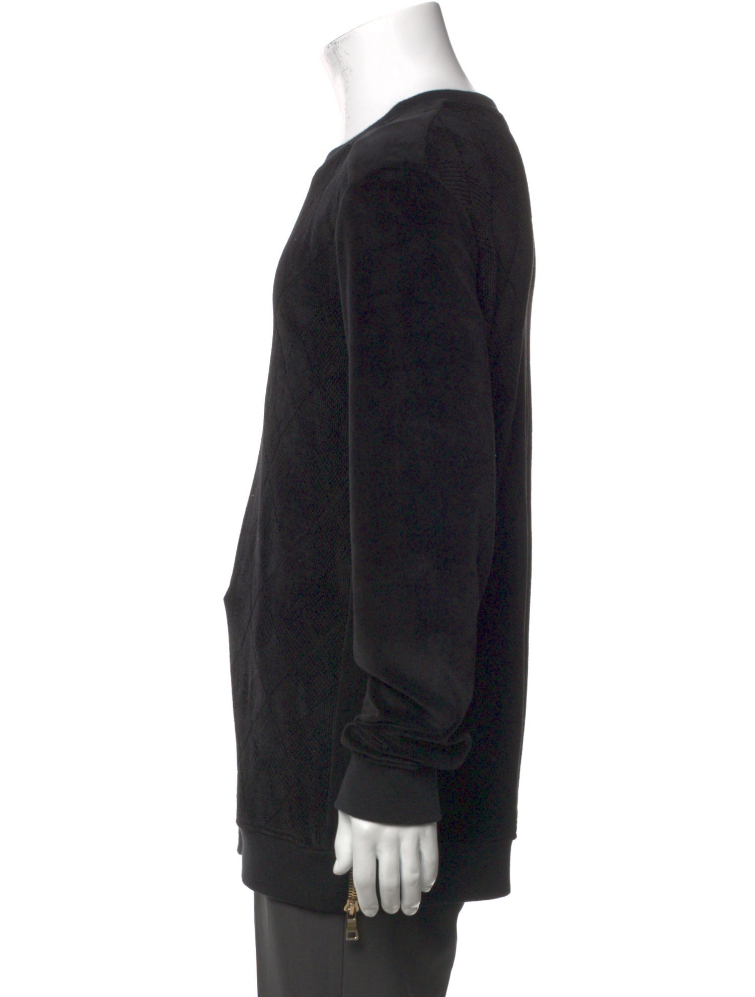 Balmain Crew Neck Long Sleeve Pullover