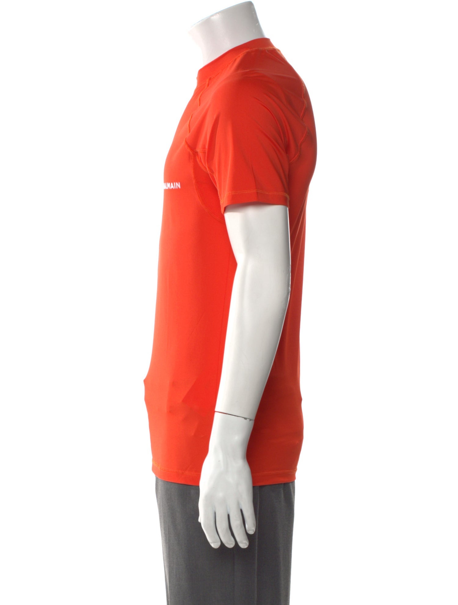 Balmain Graphic Print Crew Neck T-Shirt w/ Tags