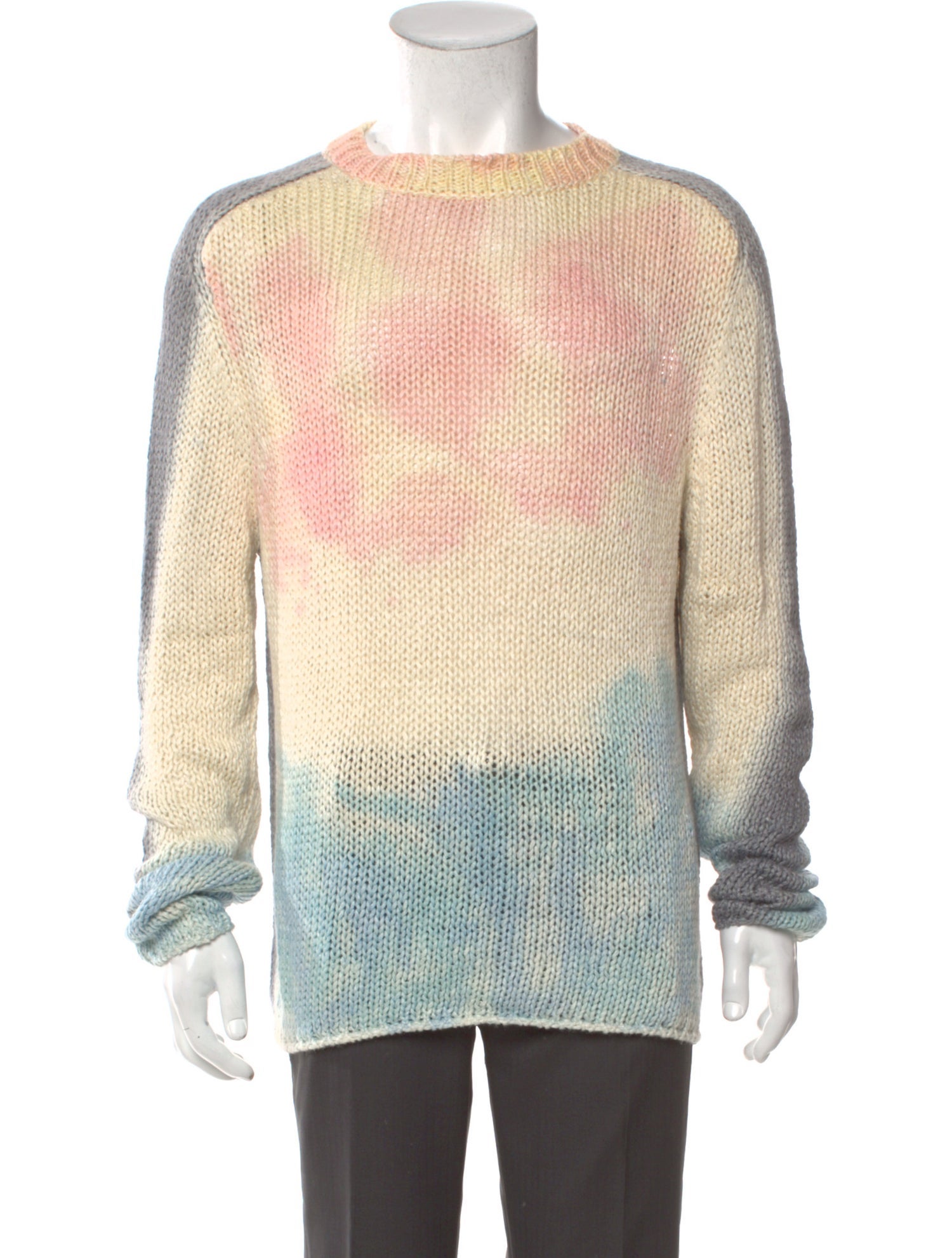 Balmain Silk Tie-Dye Print Pullover