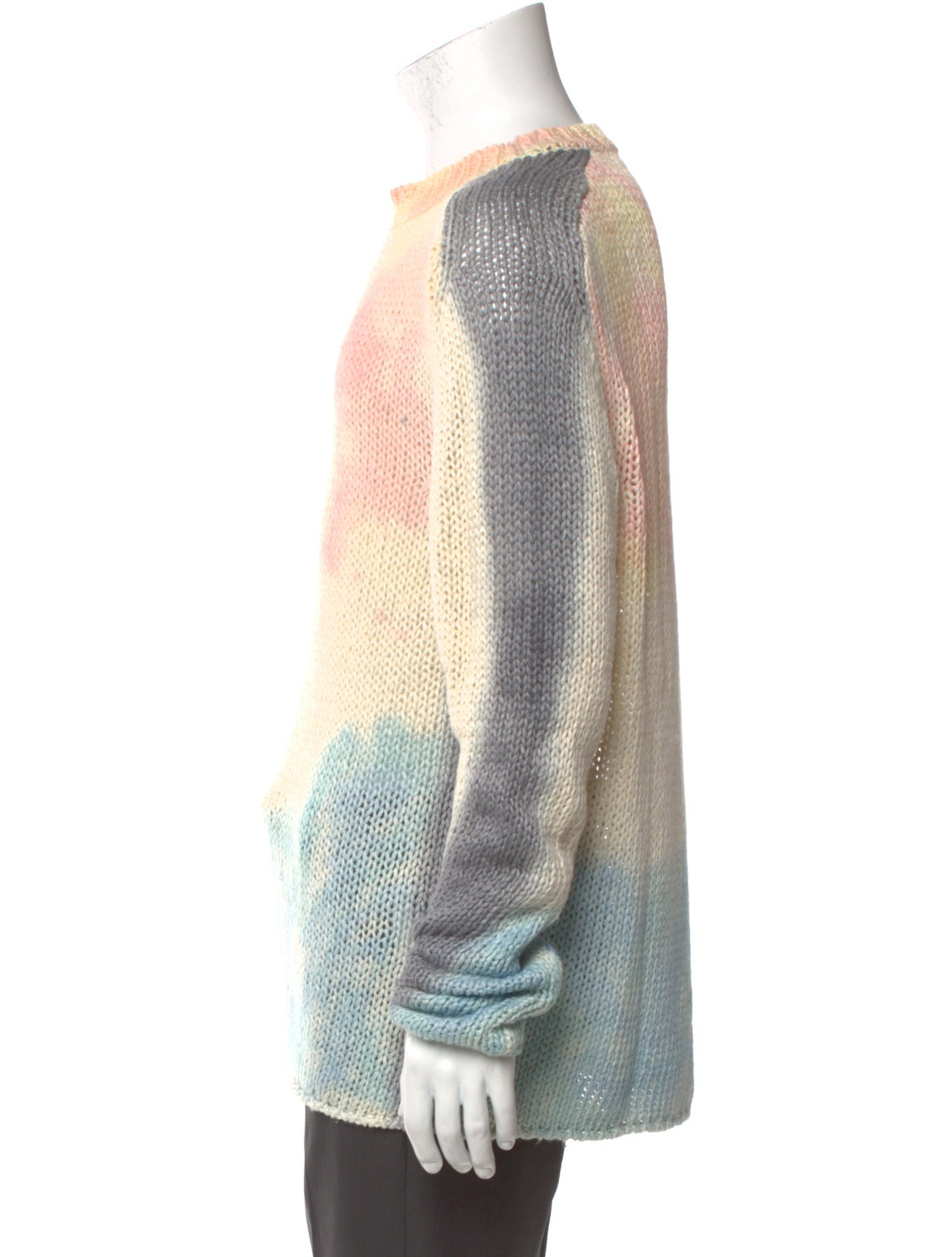 Balmain Silk Tie-Dye Print Pullover