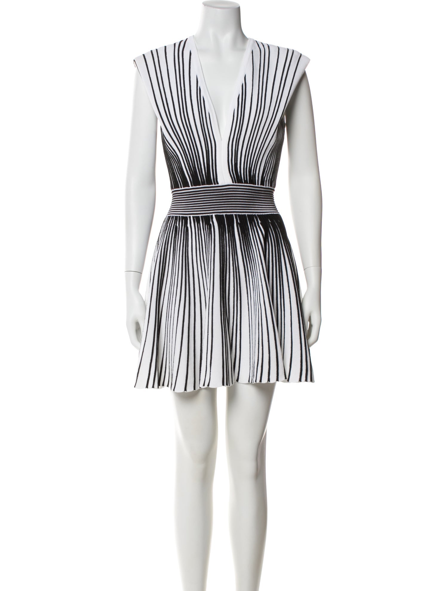 Balmain Striped Mini Dress
