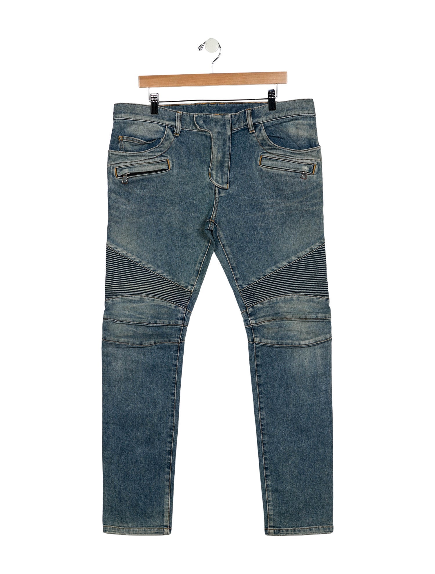 Balmain Moto Jeans