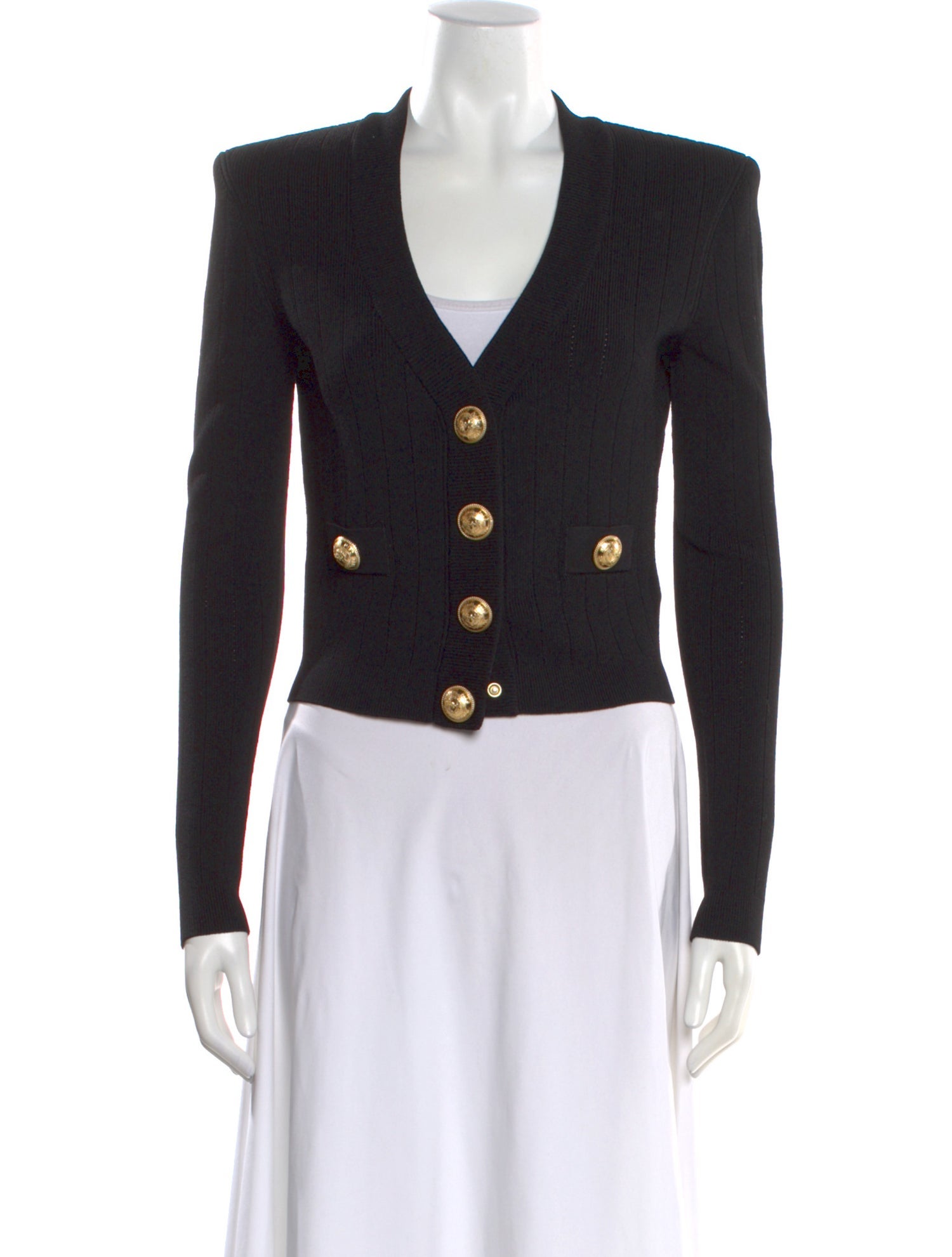 Balmain V-Neck Sweater w/ Tags