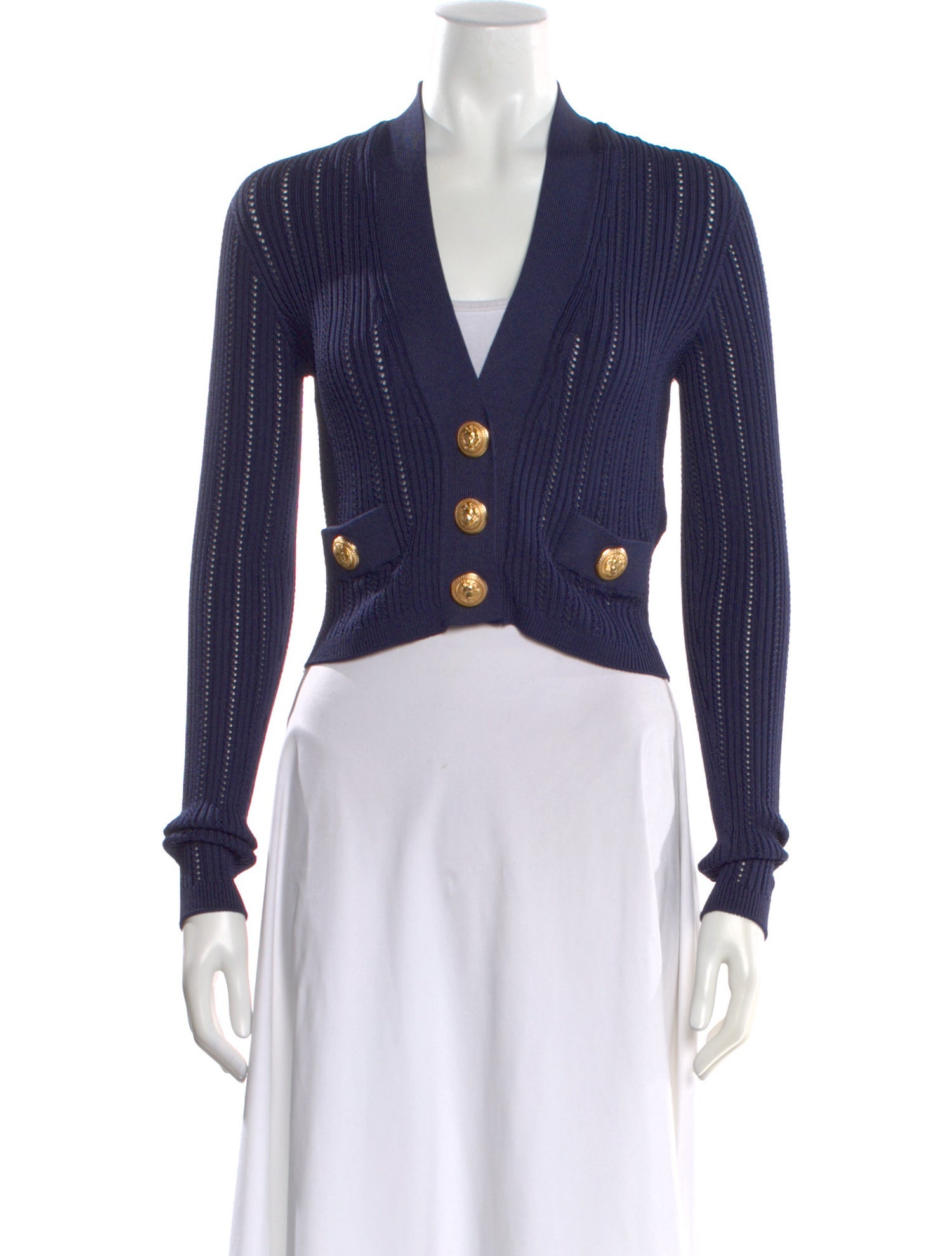 Balmain V-Neck Sweater