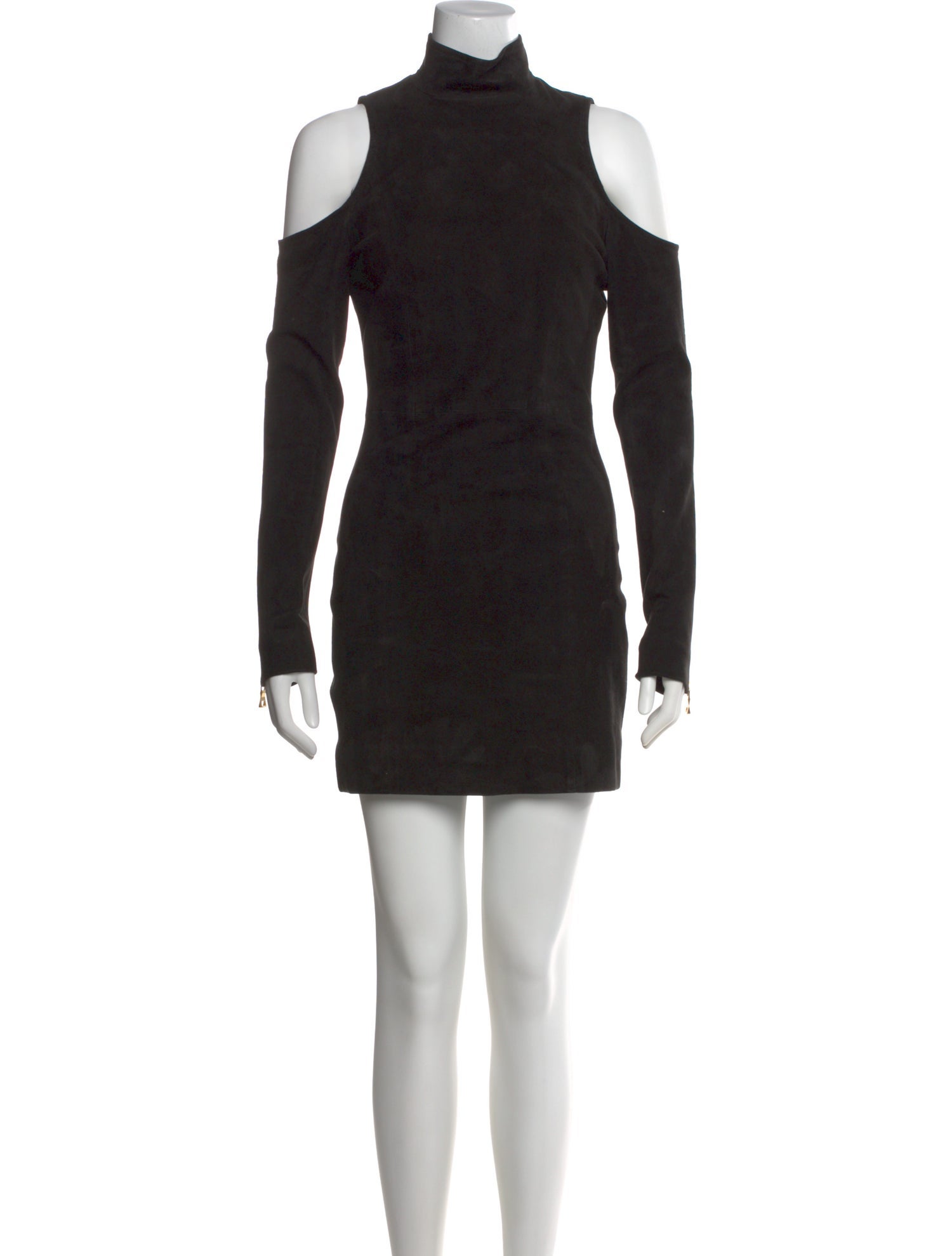 Balmain Suede Mini Dress