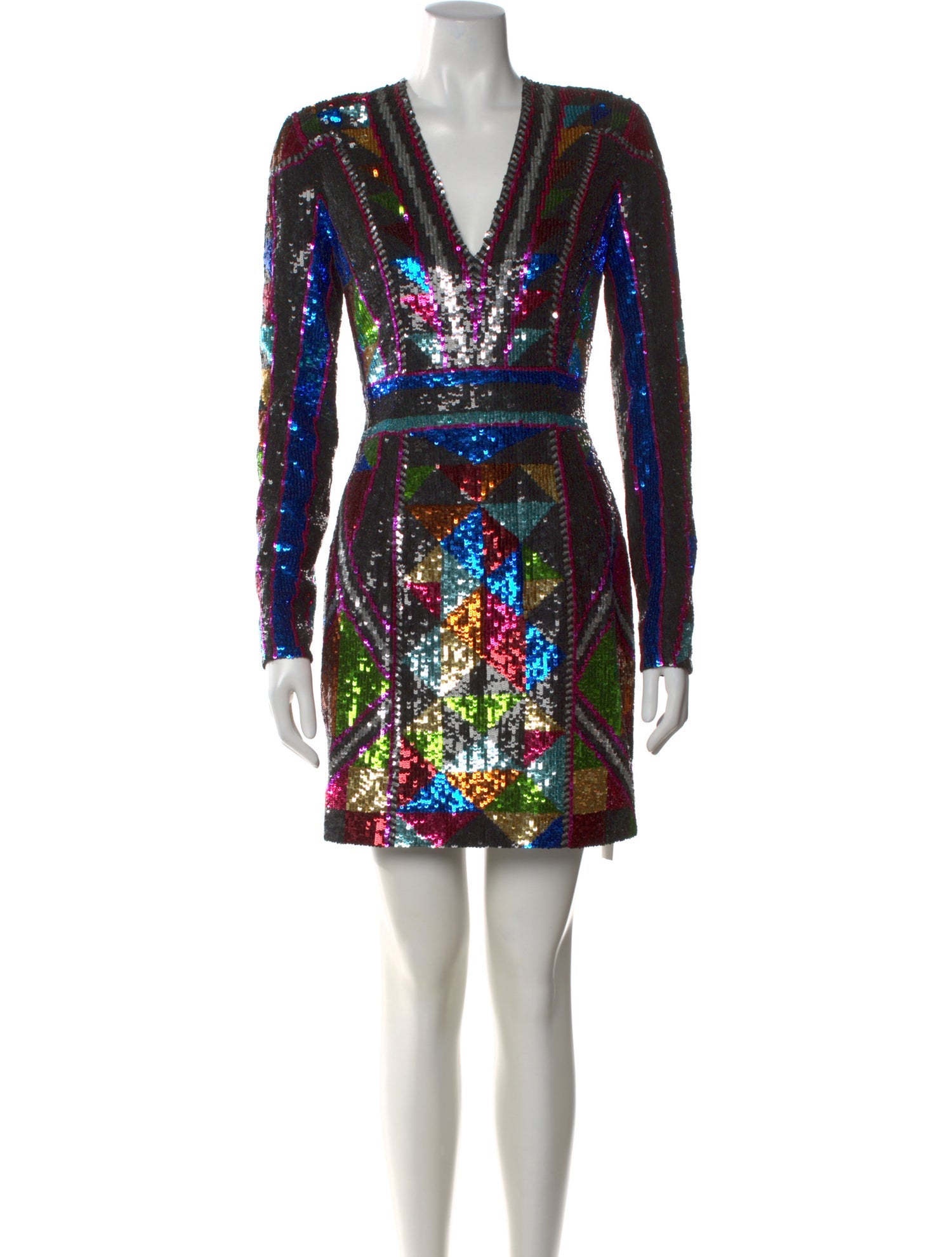 Balmain Printed Mini Dress w/ Tags