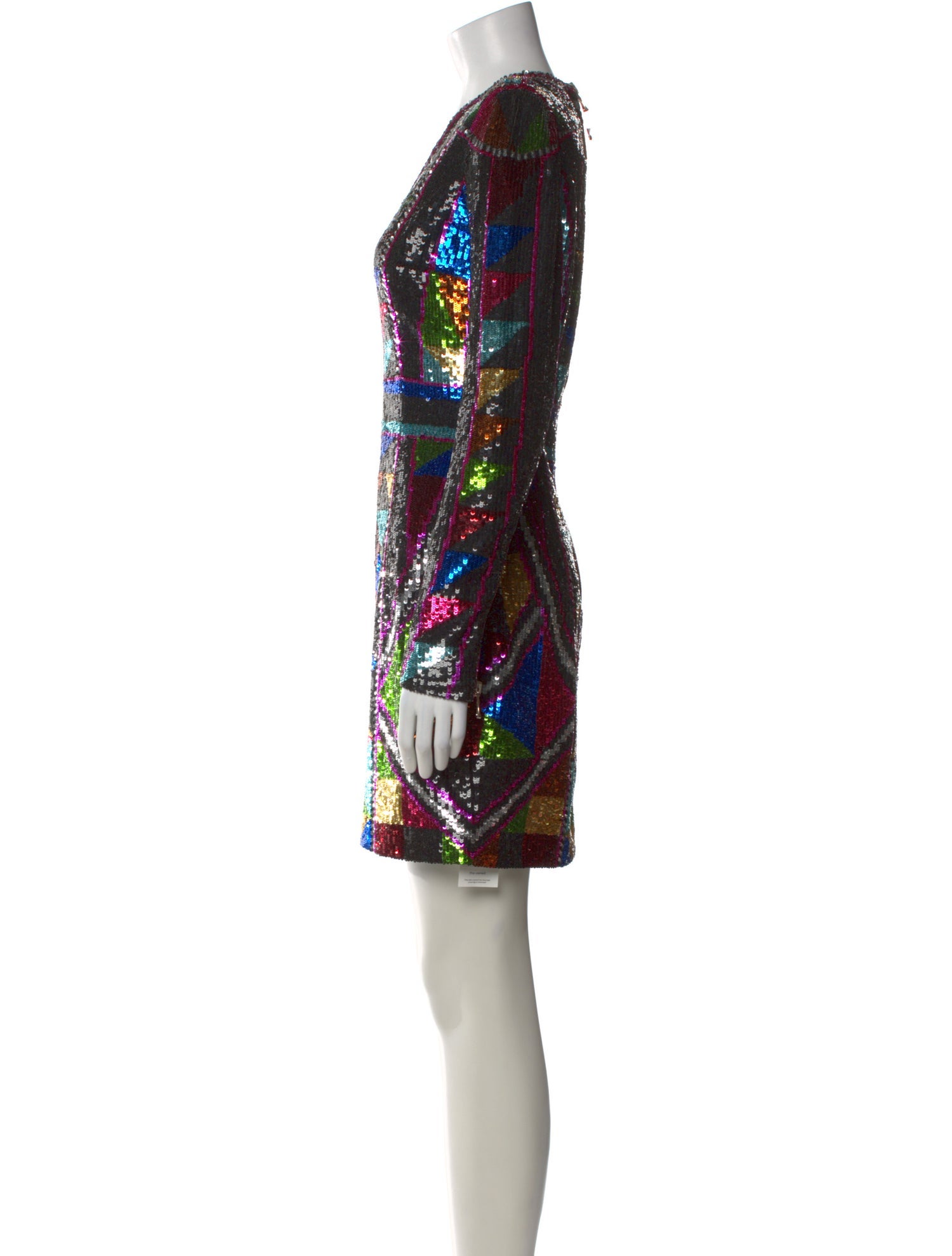 Balmain Printed Mini Dress w/ Tags