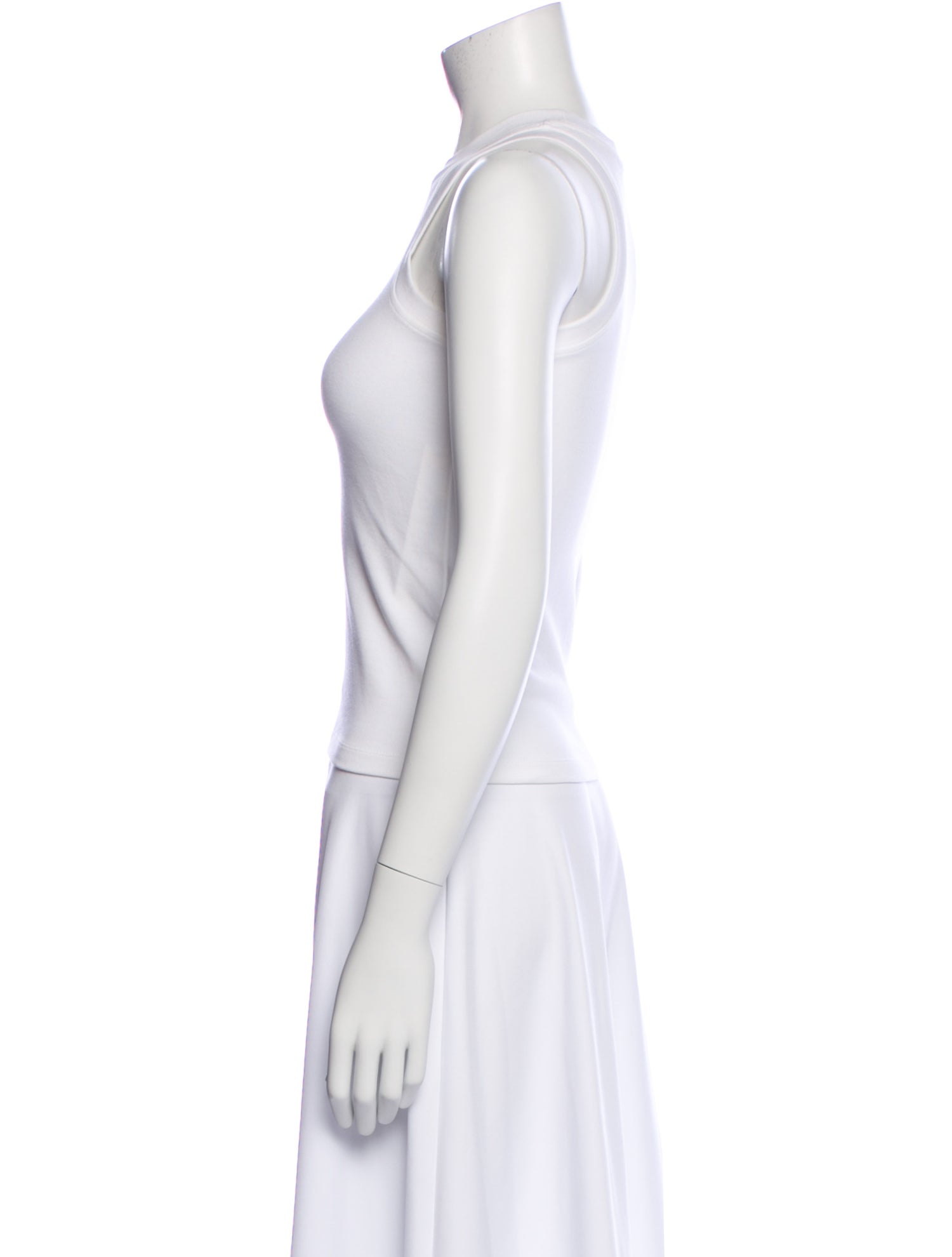 Balmain Crew Neck Sleeveless Top