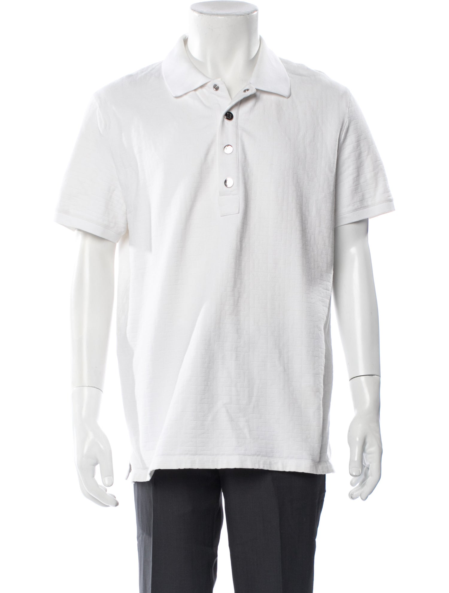 Balmain Collar Short Sleeve Polo Shirt